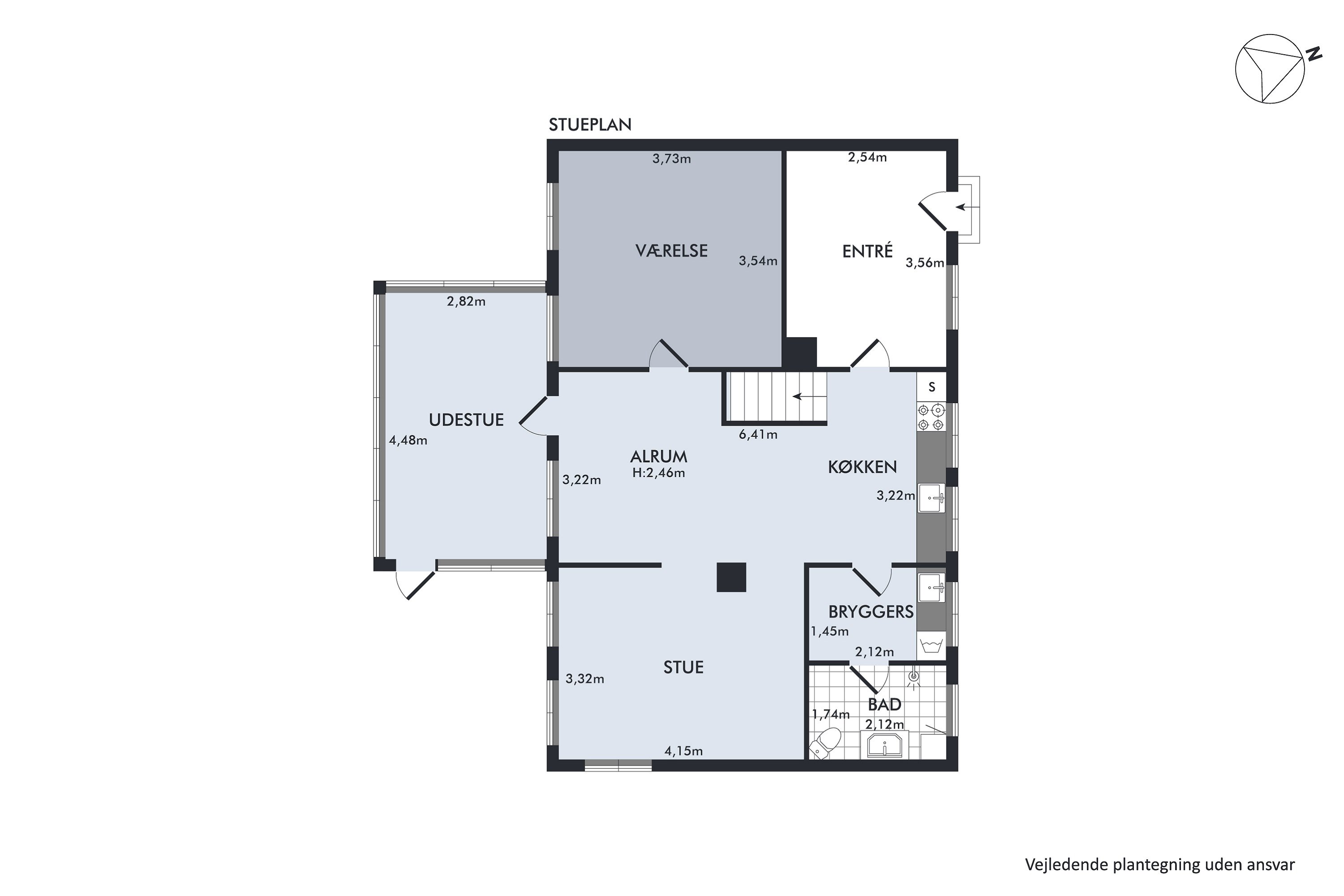Plantegninger billede af Mosevej 5, 8950 Ørsted