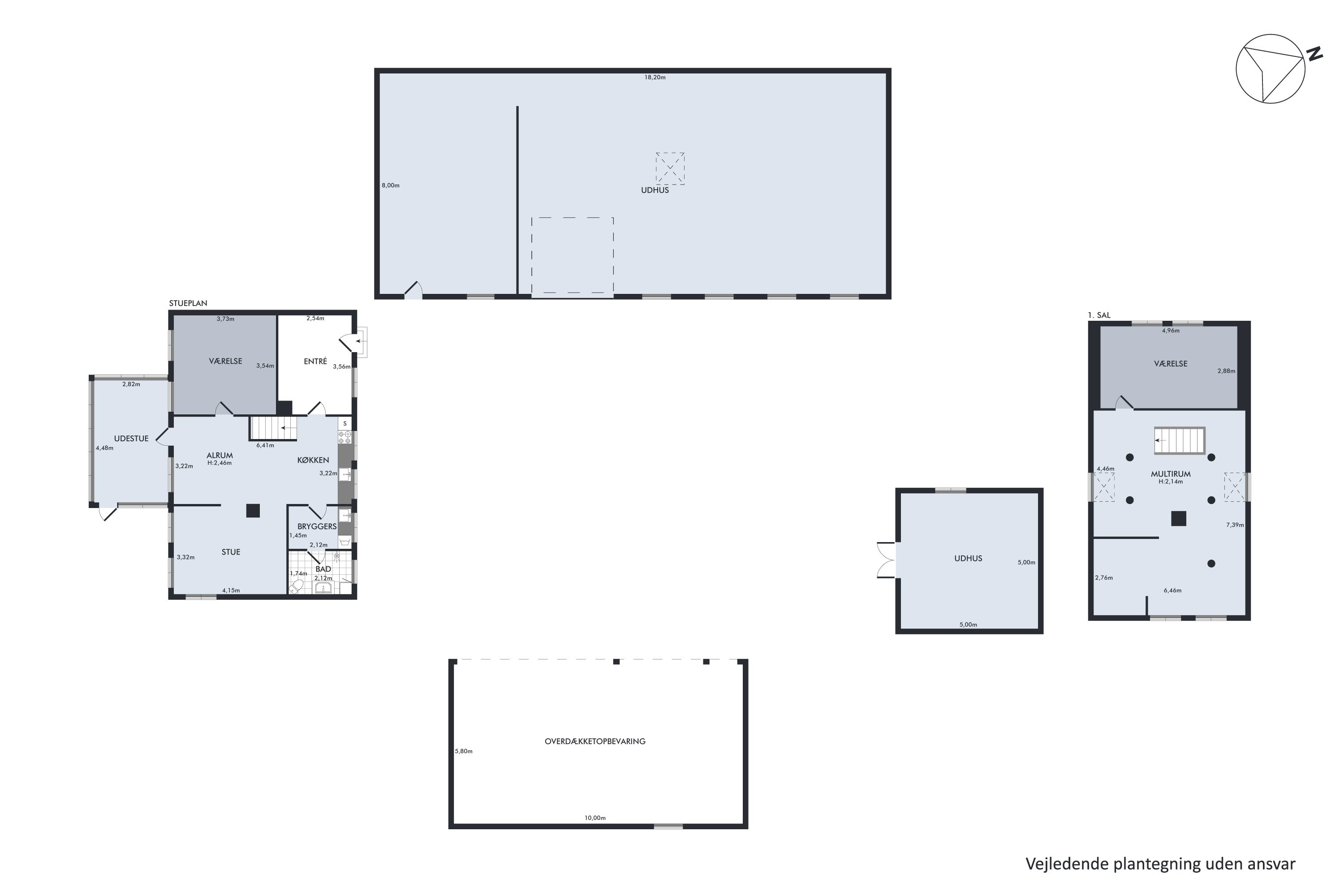 Plantegninger billede af Mosevej 5, 8950 Ørsted