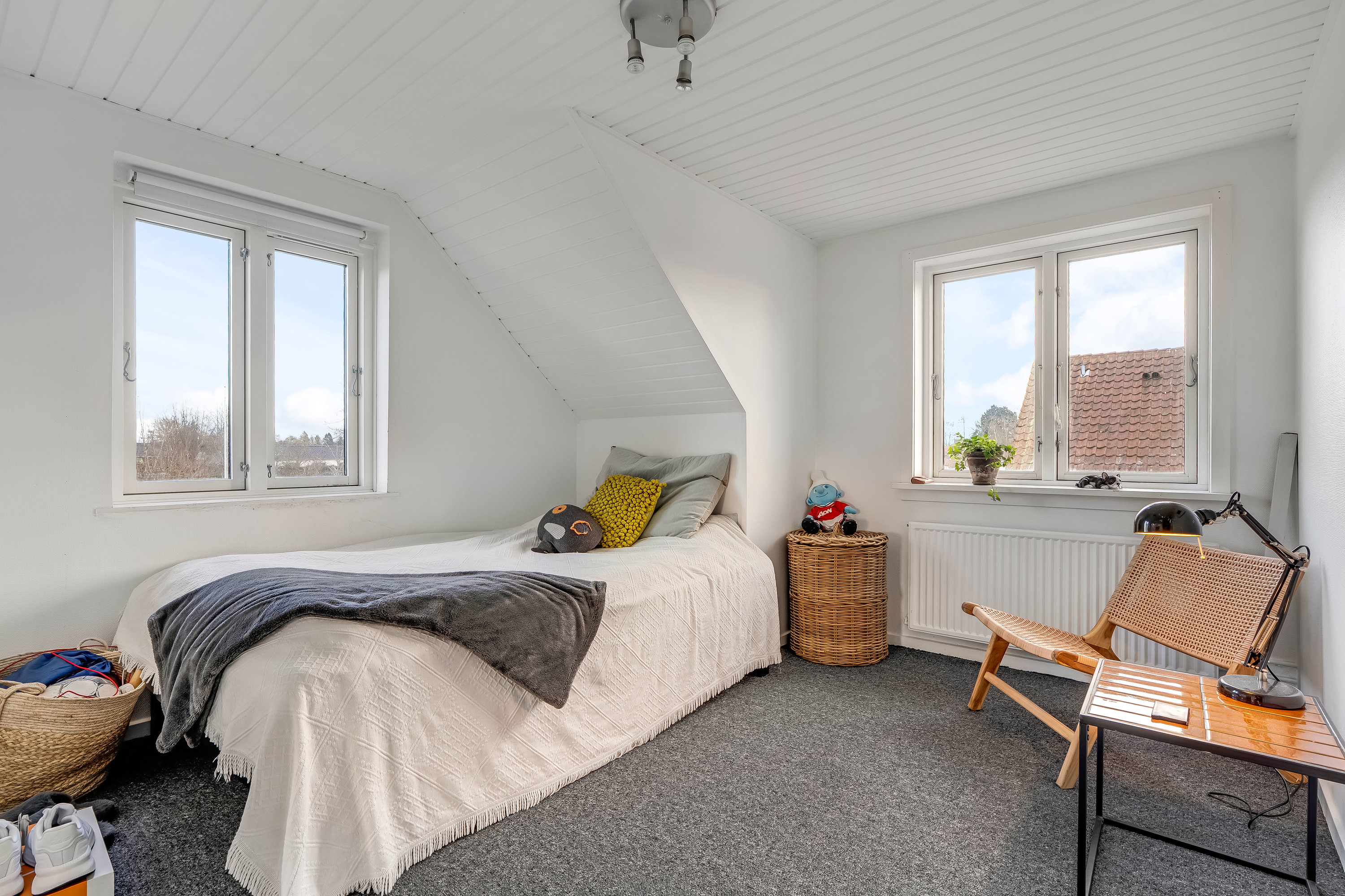 Fremhævet soveværelse billede i fuldskærmstilstand. Billede af Hulebækvej 4, 3320 Skævinge