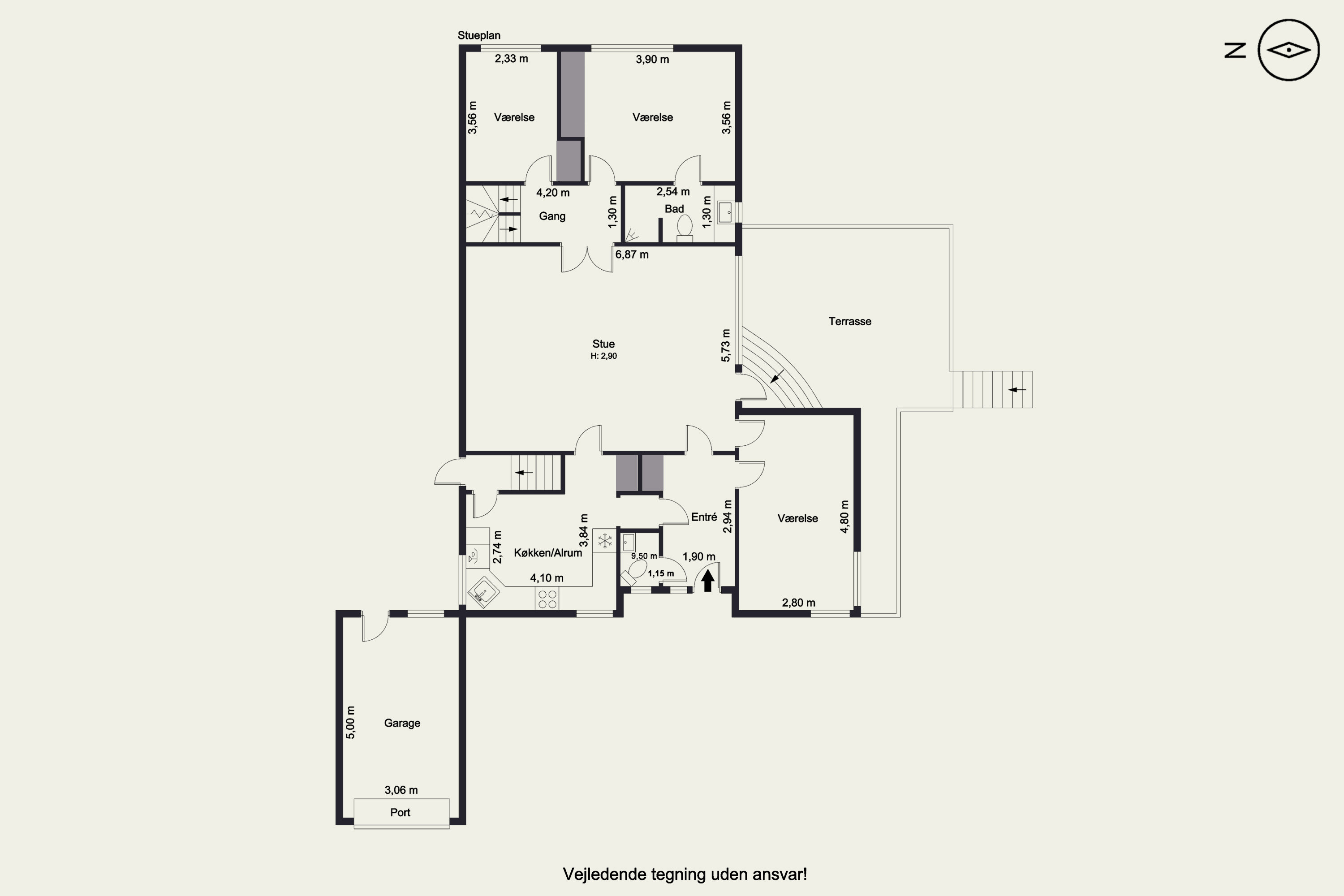 Plantegninger billede af Jernbanevej 51, Tarup, 5210 Odense NV