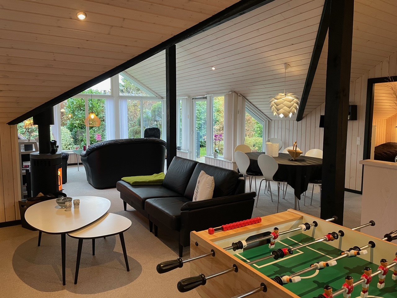 Fremhævet køkken stue  billede i fuldskærmstilstand. Billede af Beta 9, 6893 Hemmet