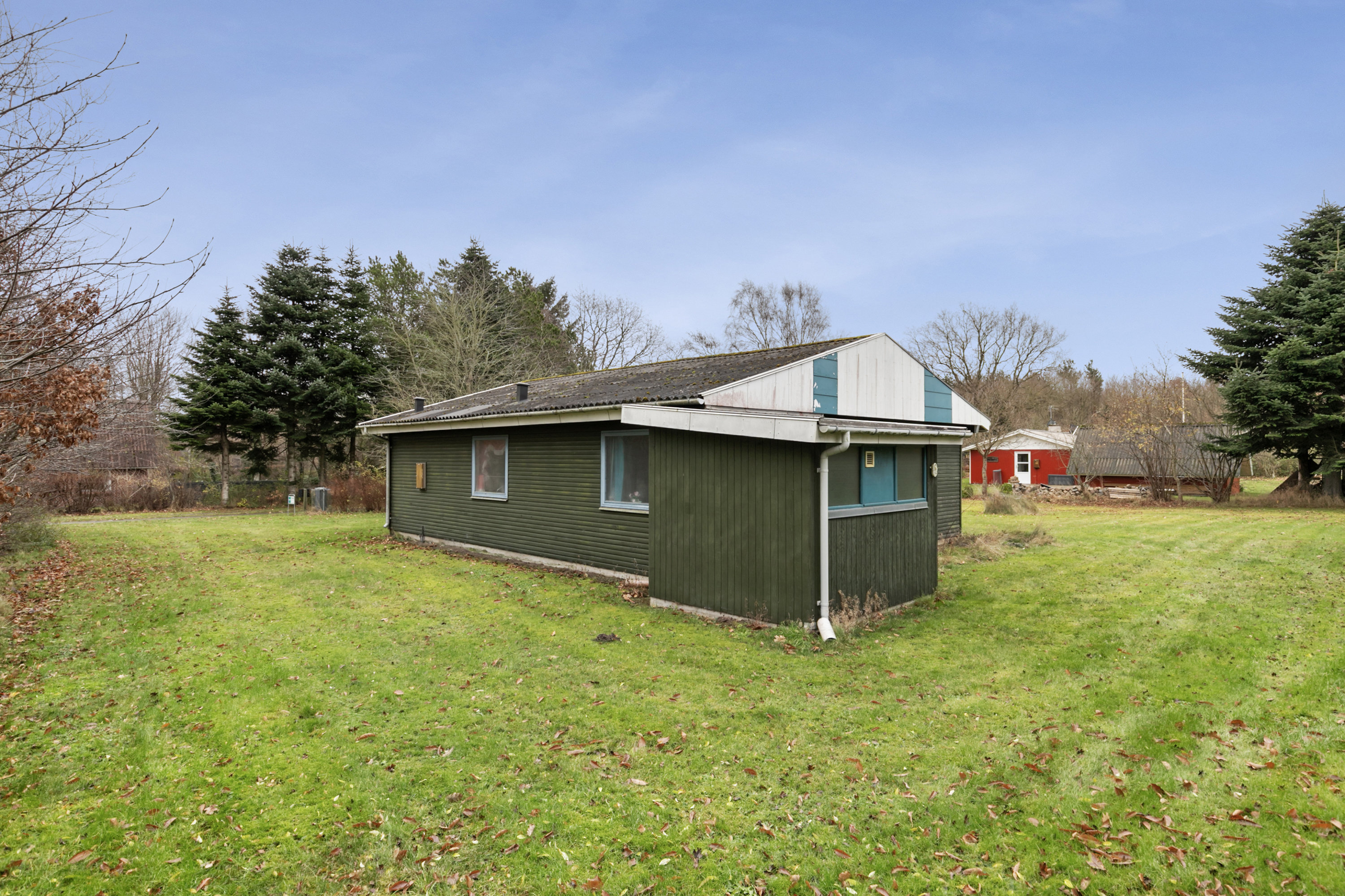 Fremhævet facade billede i fuldskærmstilstand. Billede af Fjordparken 76, Lovns, 9640 Farsø