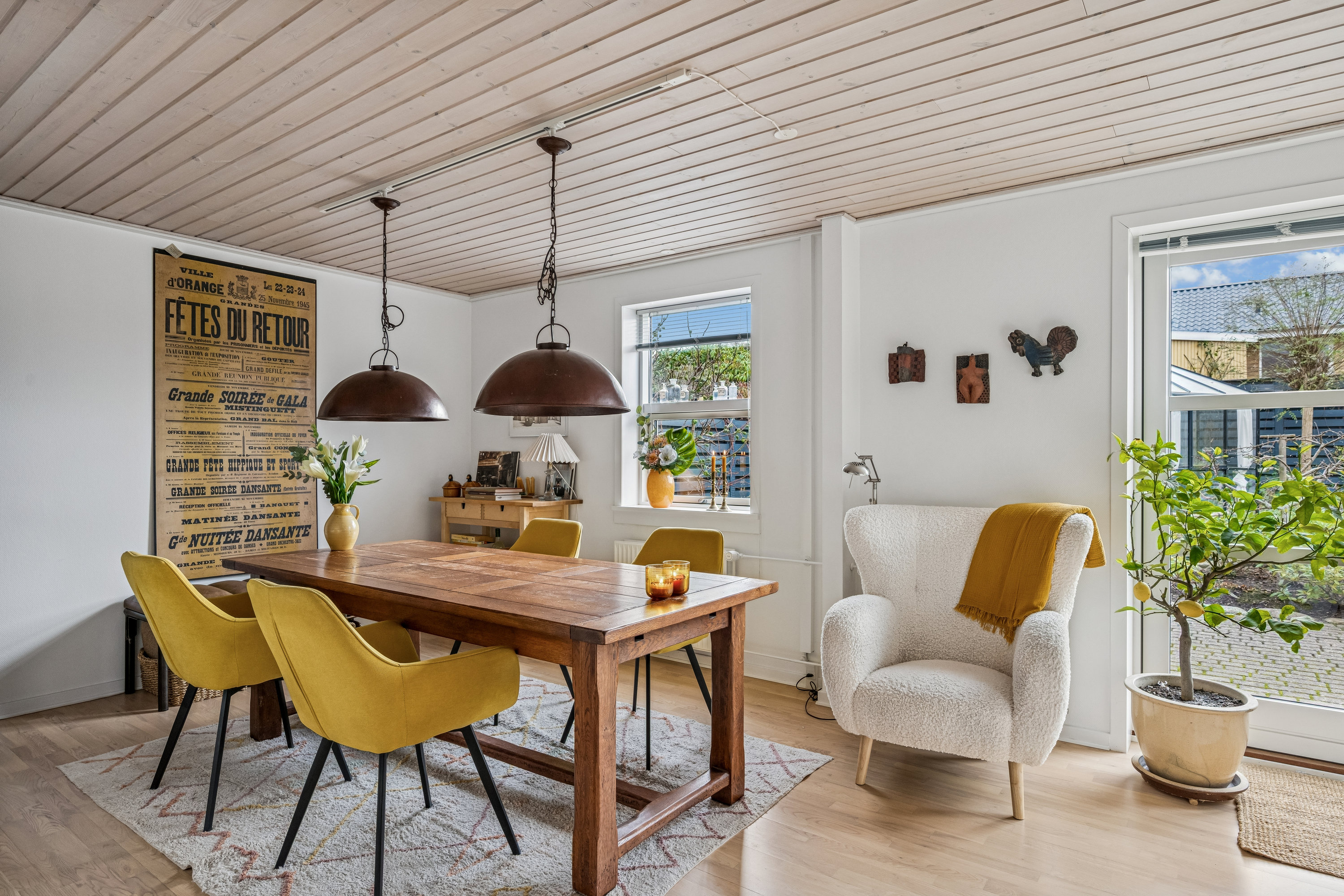 Fremhævet spisestue billede i fuldskærmstilstand. Billede af Krokusvej 8, 8400 Ebeltoft