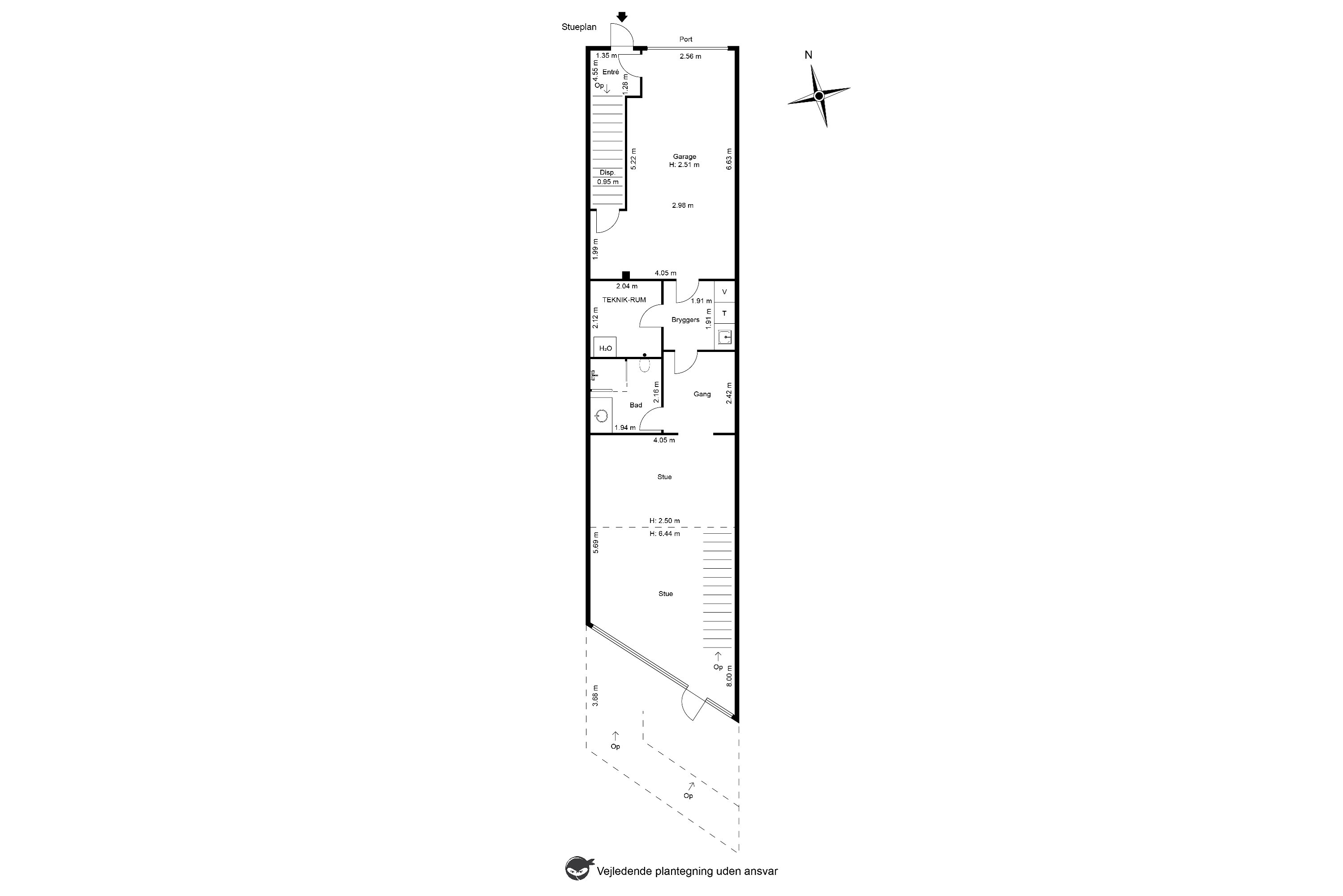 Plantegninger billede af Robert Jacobsens Vej 44T, 2300 København S
