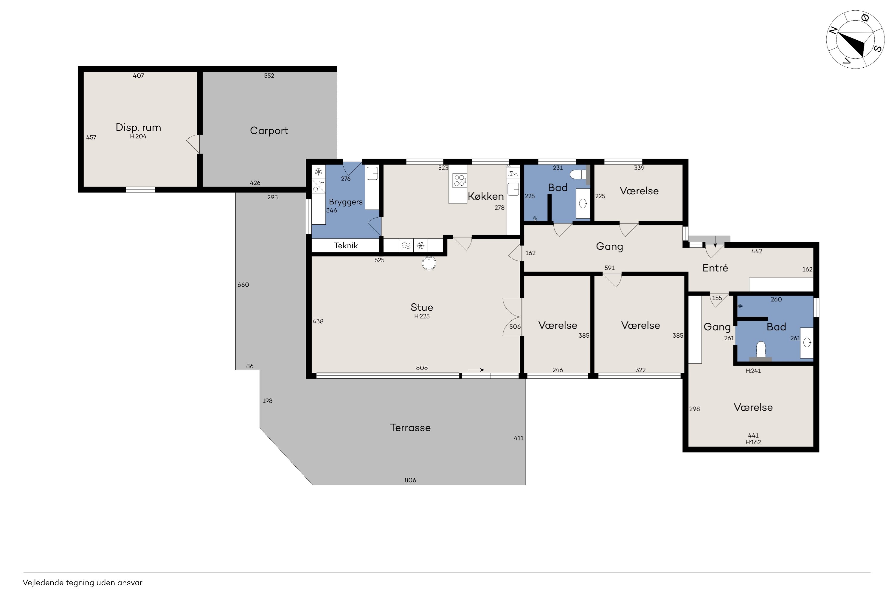 Plantegninger billede af Baldersvej 1, Slagelse, 4200 Slagelse
