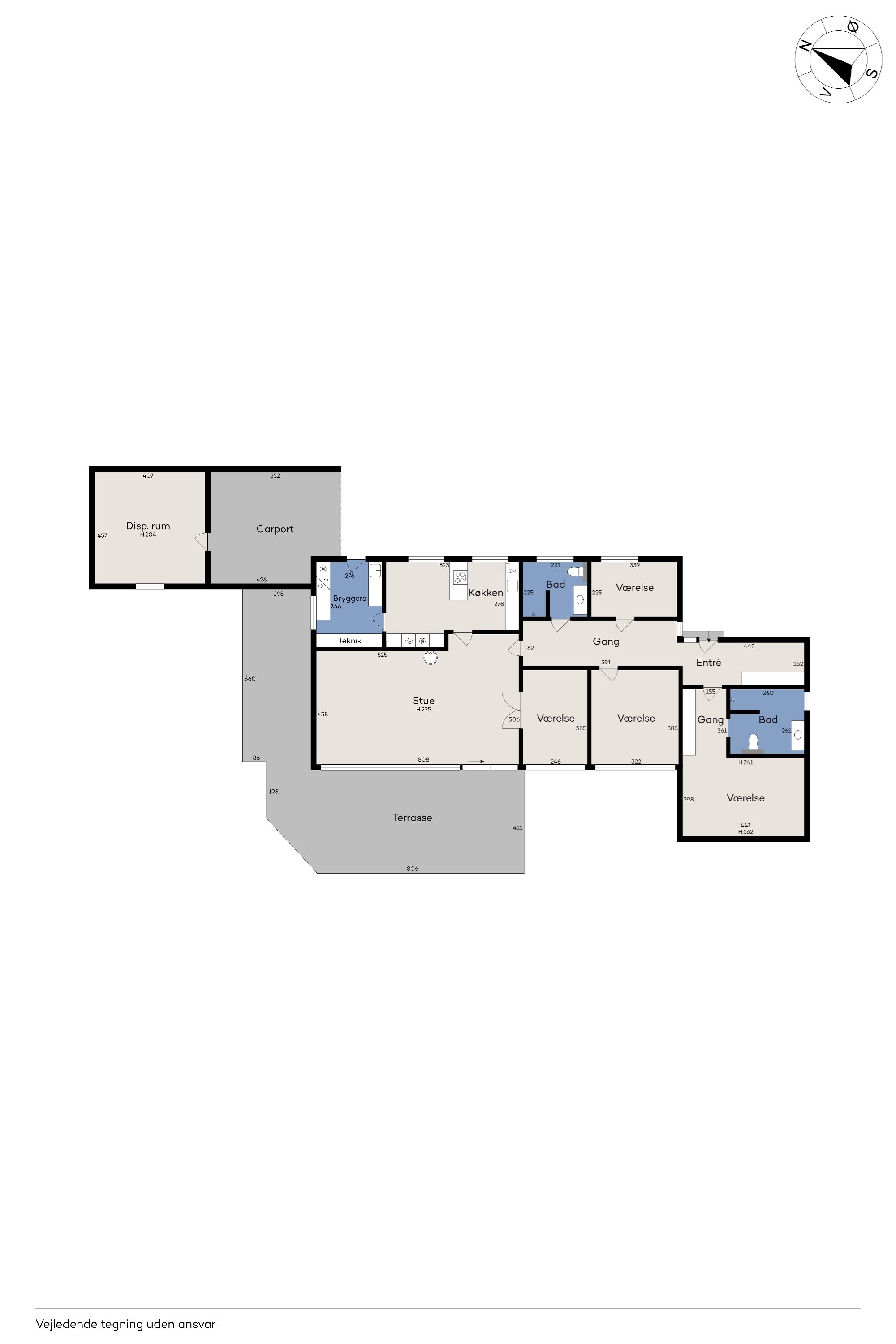 Plantegninger billede af Baldersvej 1, Slagelse, 4200 Slagelse
