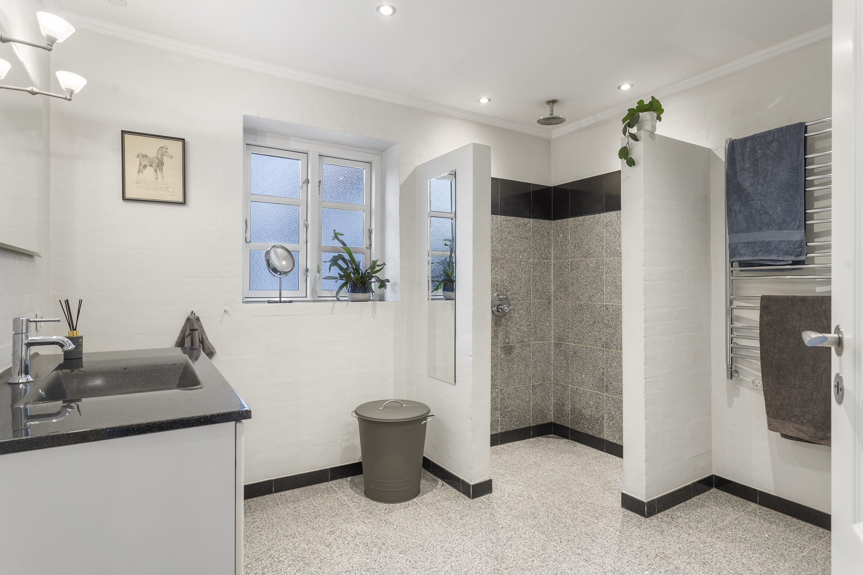 Fremhævet badeværelse billede i fuldskærmstilstand. Billede af Østeralle 64, 9300 Sæby