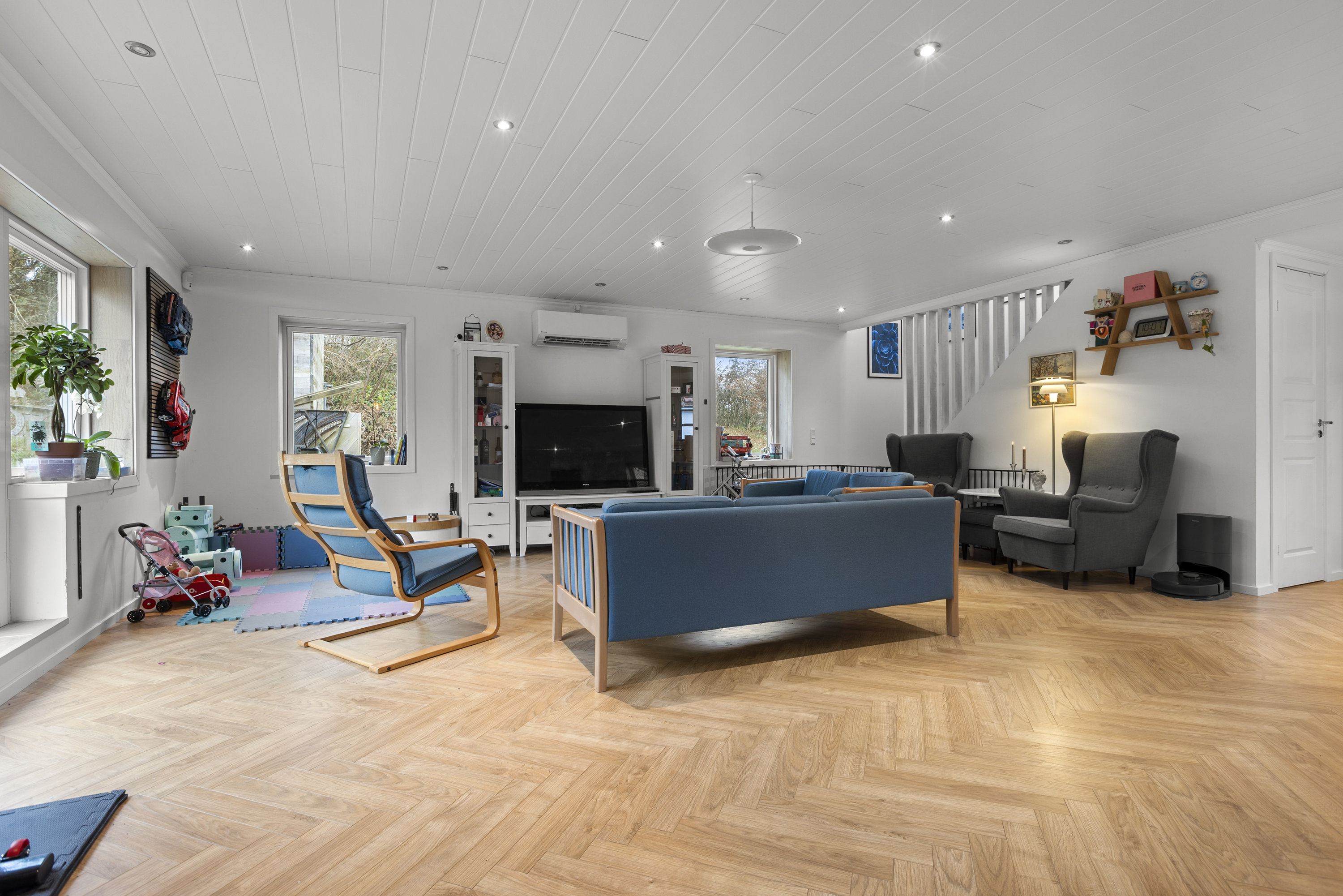 Fremhævet stue billede i fuldskærmstilstand. Billede af Hovedgaden 106, 4295 Stenlille