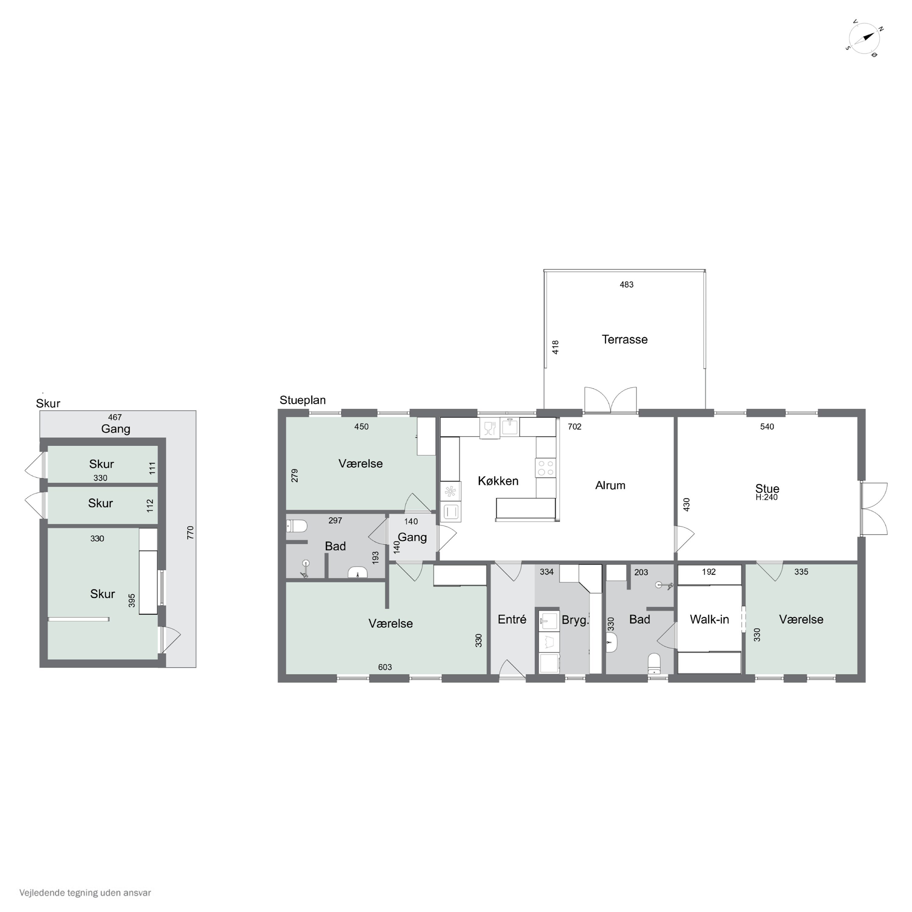 Plantegninger billede af Rørmosevej 40, 4400 Kalundborg