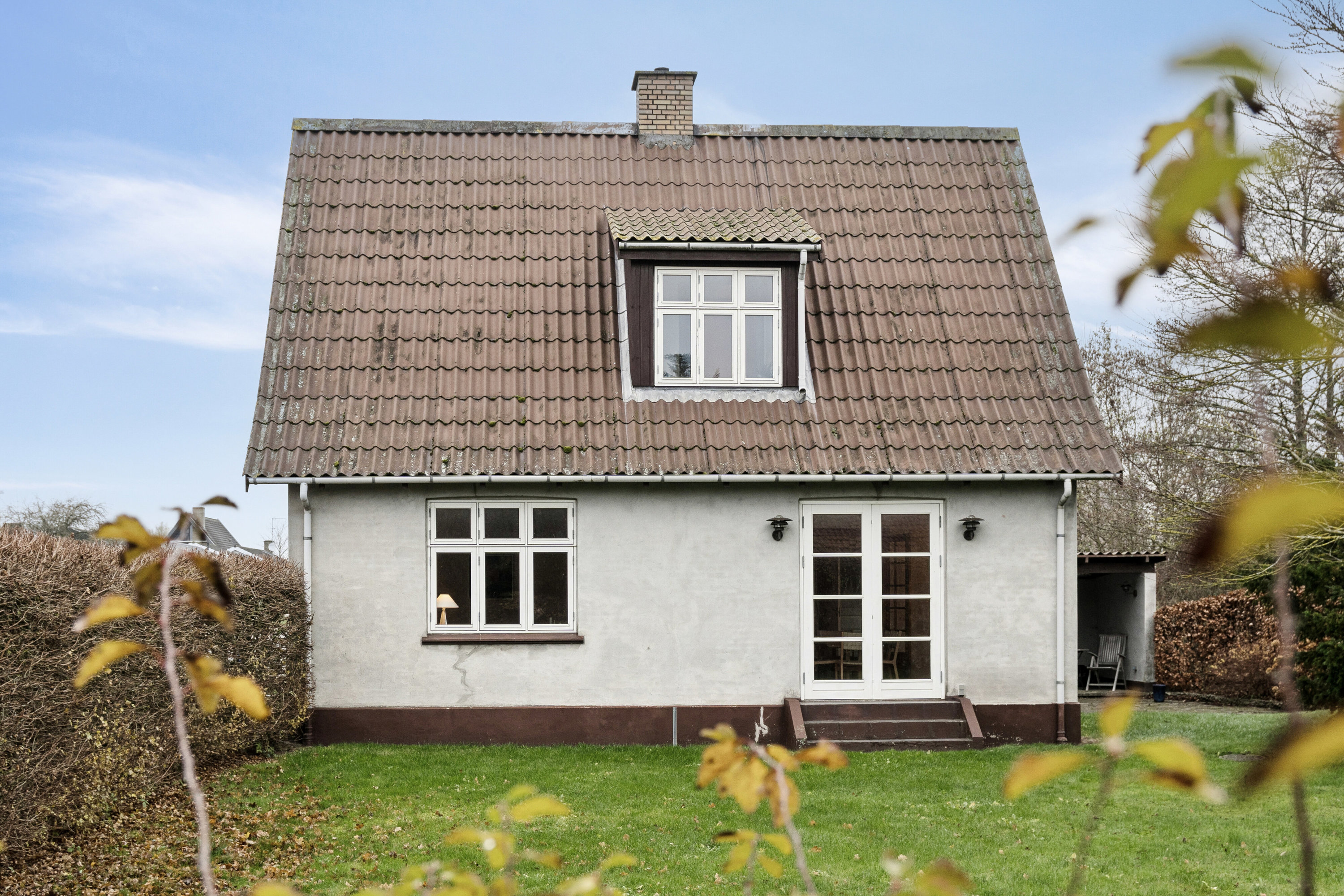 Miniaturebillede 1: set fra haven. Billede af Hørby Færgevej 11, Hørby, 4300 Holbæk