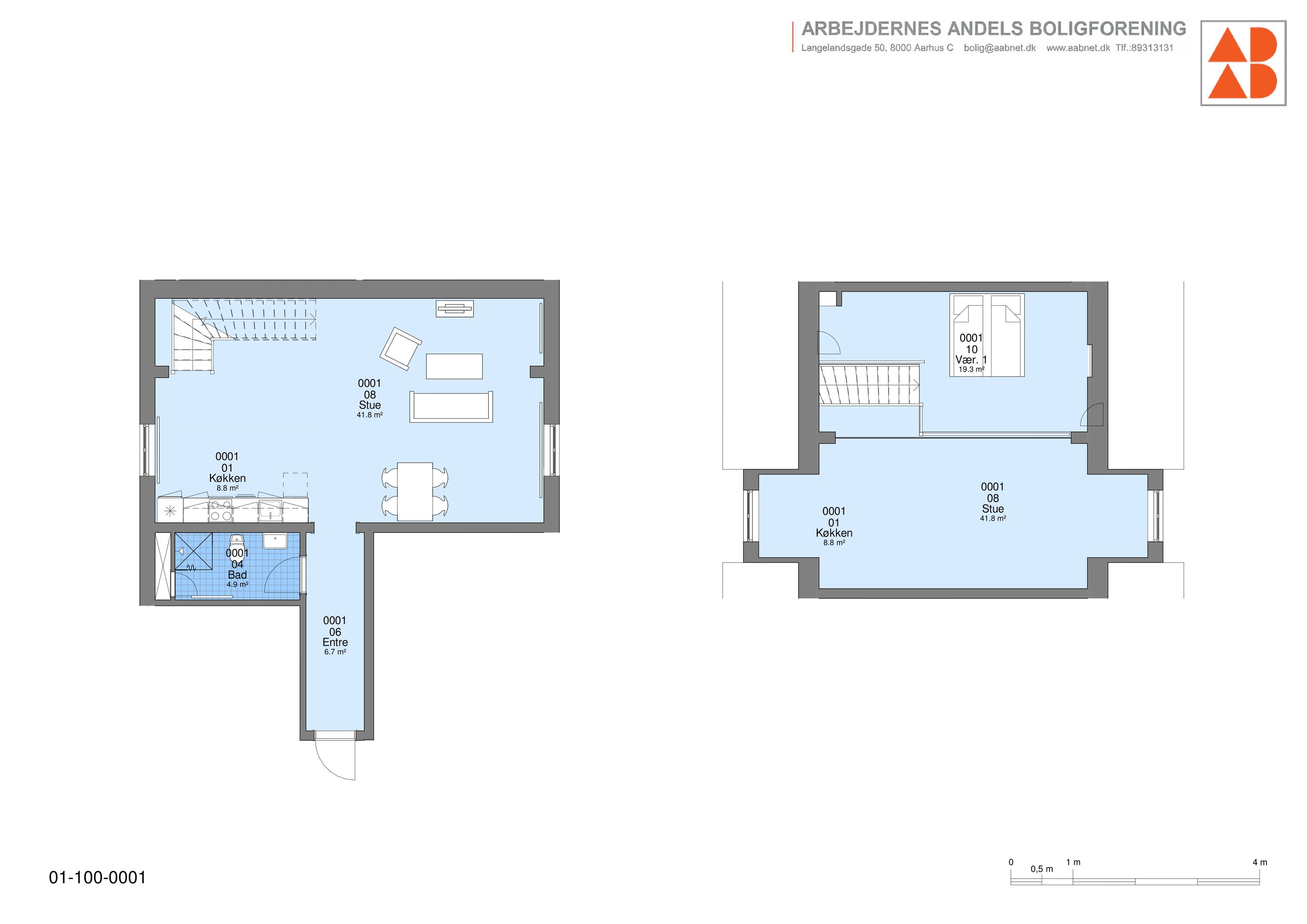 Plantegninger billede af Bindesbølls Allé 14, st.. 1., 8240 Risskov