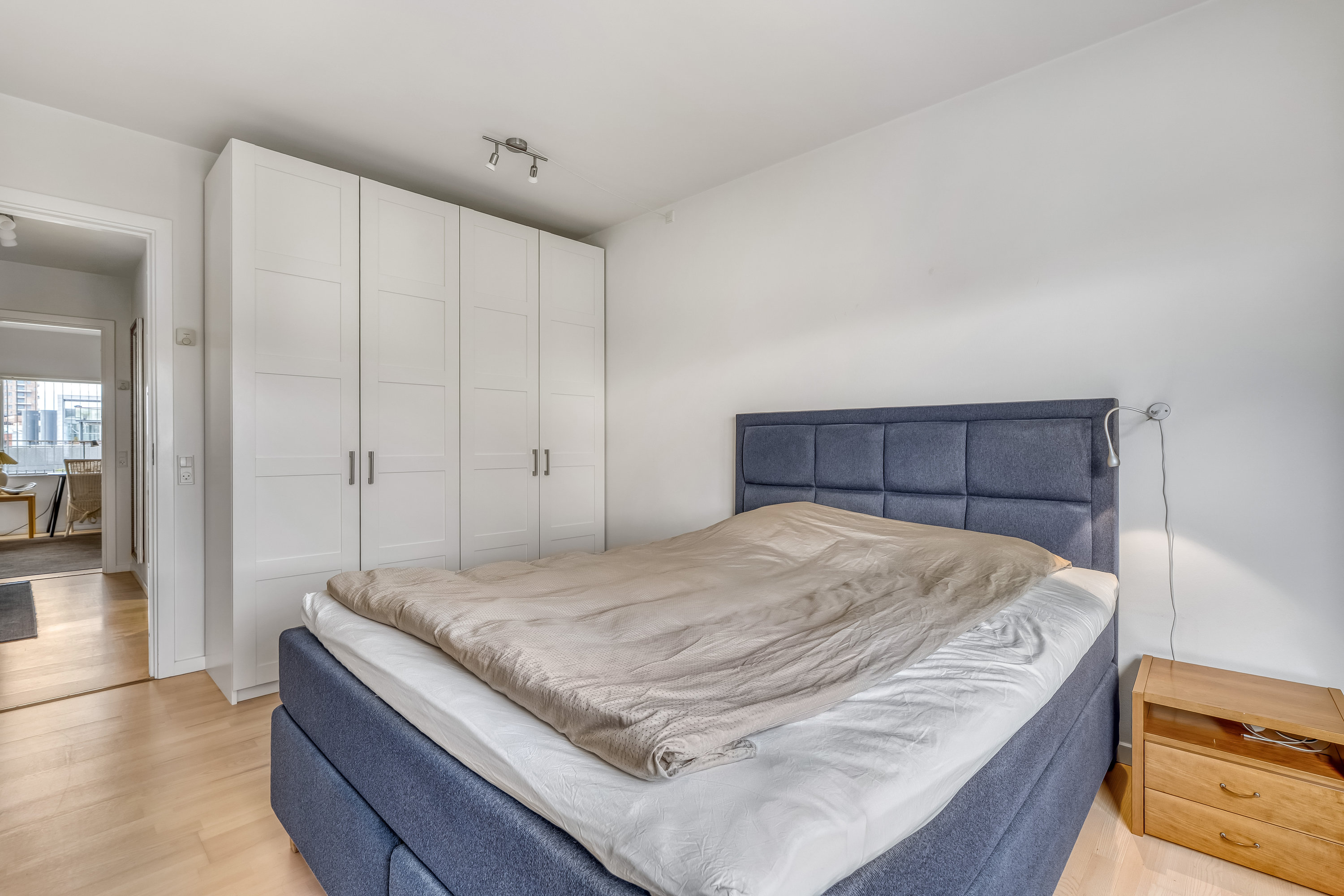 Fremhævet soveværelse billede i fuldskærmstilstand. Billede af Trollesvej 4, 1. 16., 3400 Hillerød