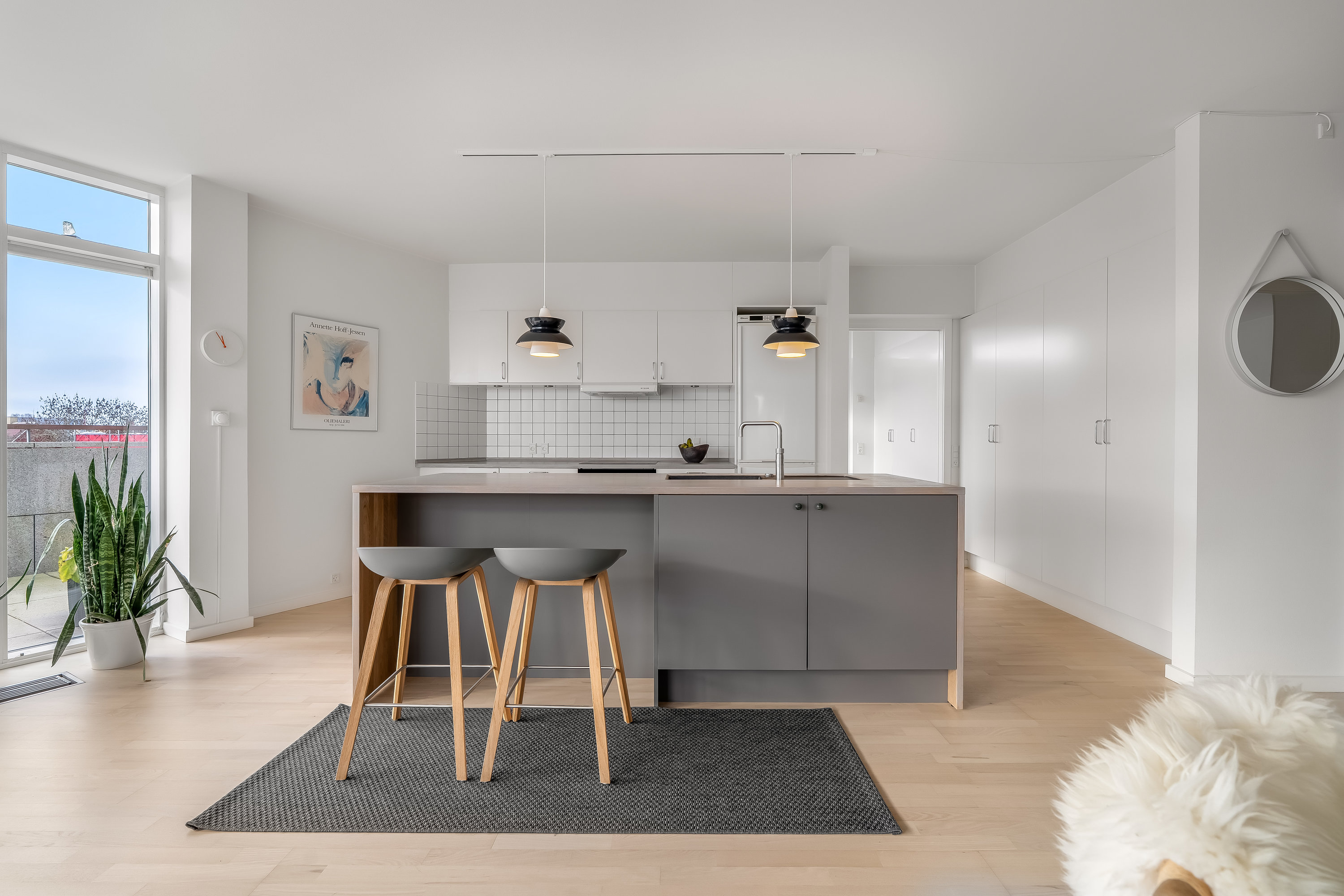 Fremhævet køkken billede i fuldskærmstilstand. Billede af Trollesvej 4, 1. 16., 3400 Hillerød