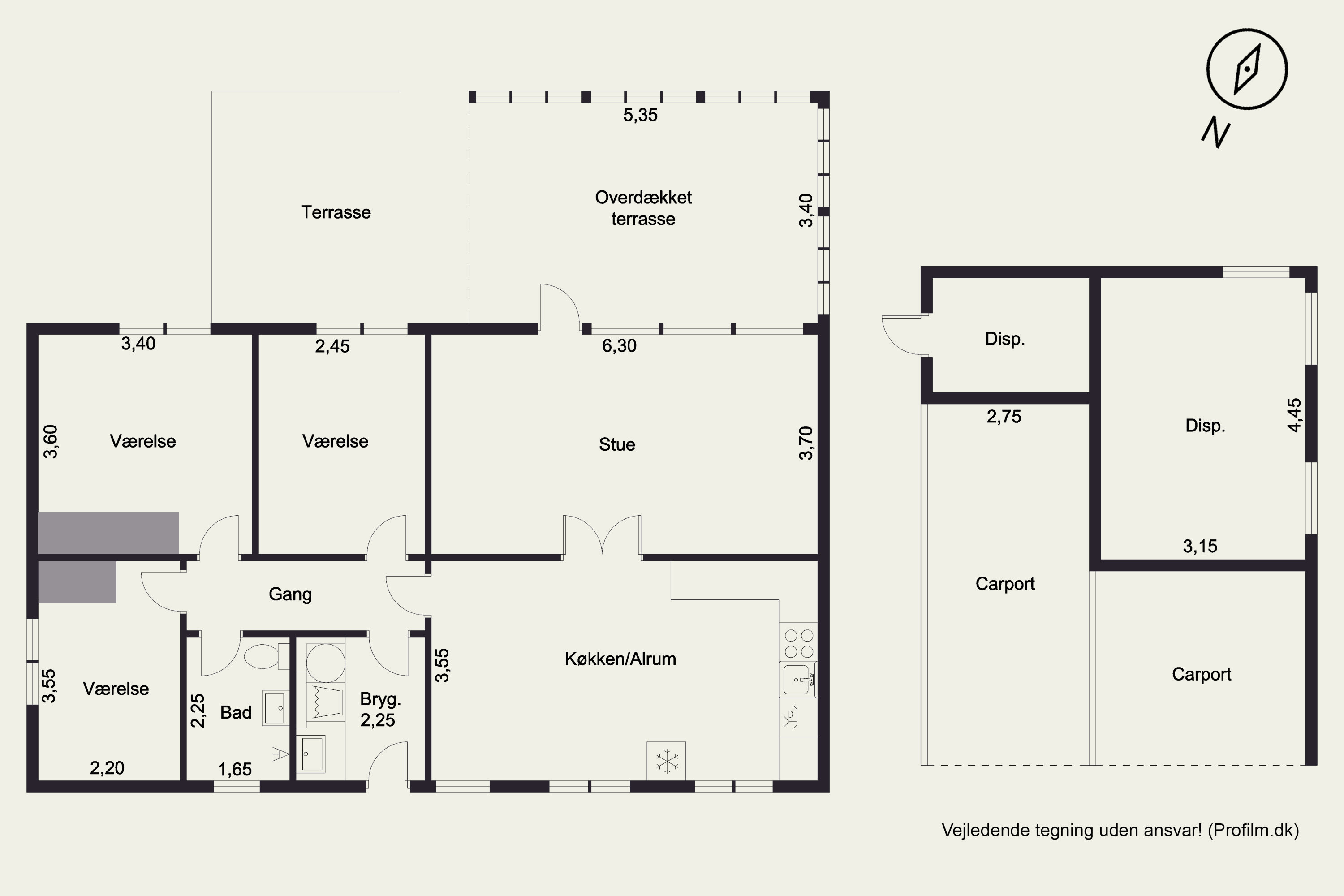 Plantegninger billede af Lerager 50, 3600 Frederikssund
