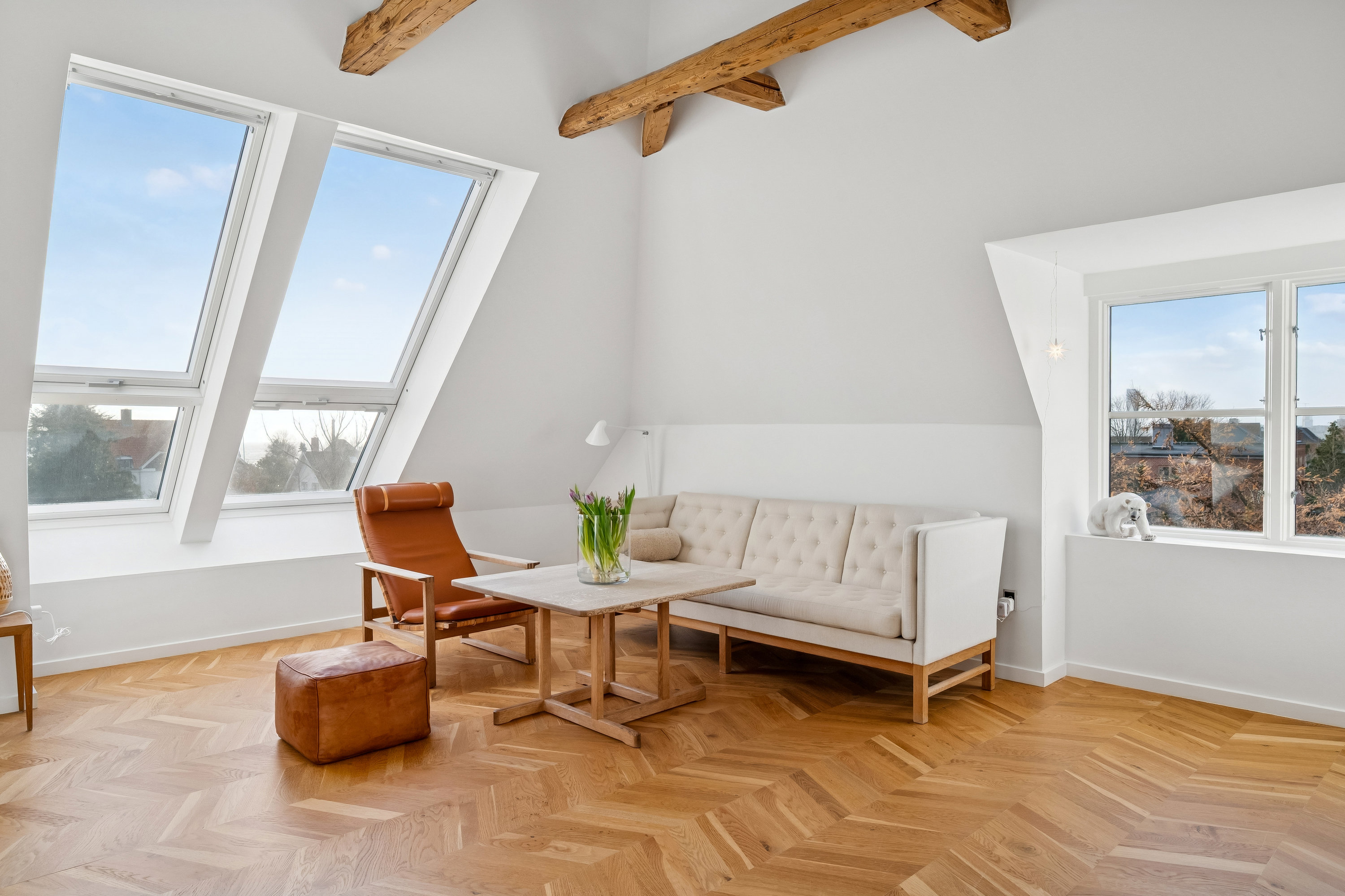 Fremhævet stue billede i fuldskærmstilstand. Billede af Lindevangsvej 5, 2. th., 8240 Risskov