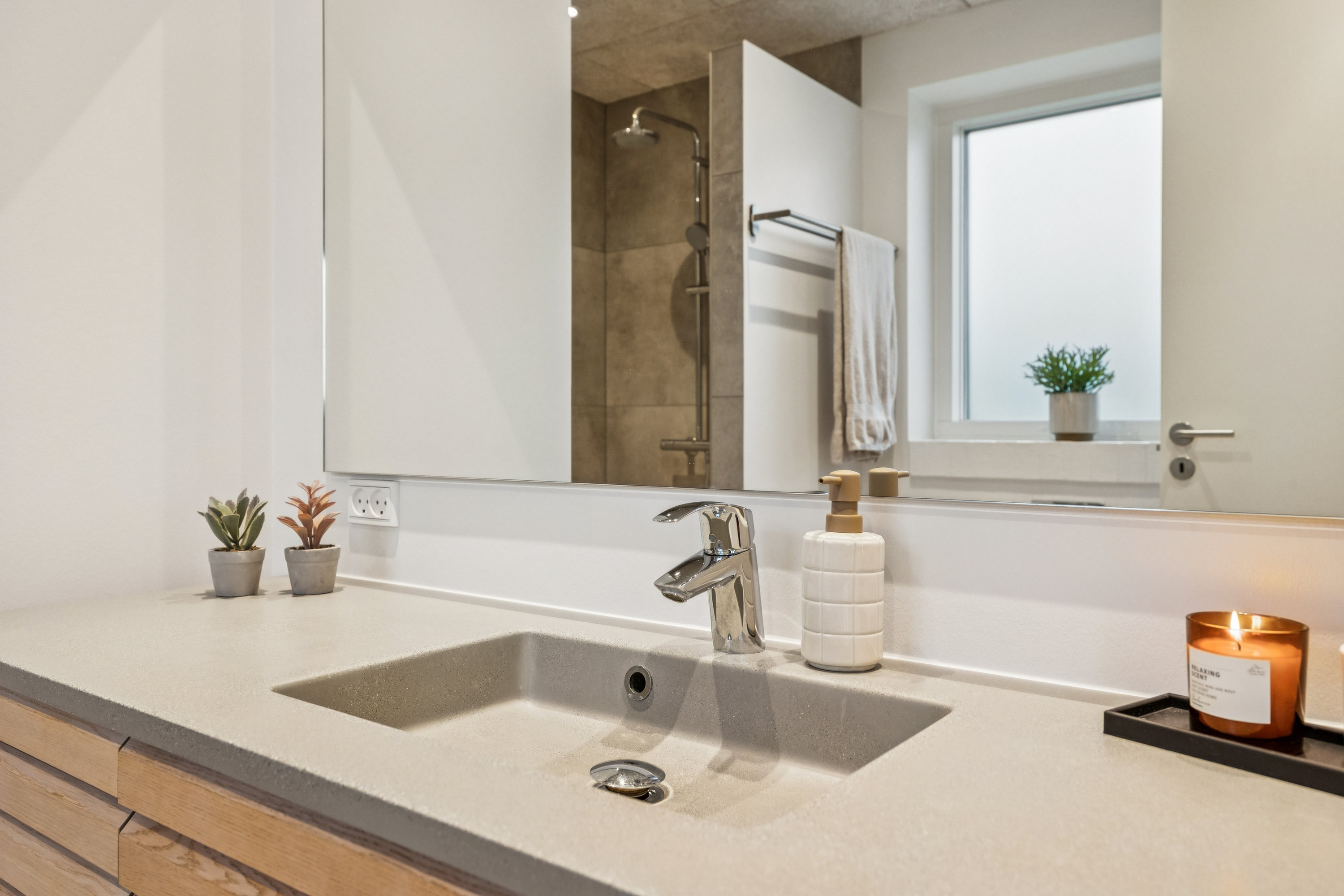 Fremhævet badeværelse billede i fuldskærmstilstand. Billede af Thit Jensens Vej 16, 9500 Hobro