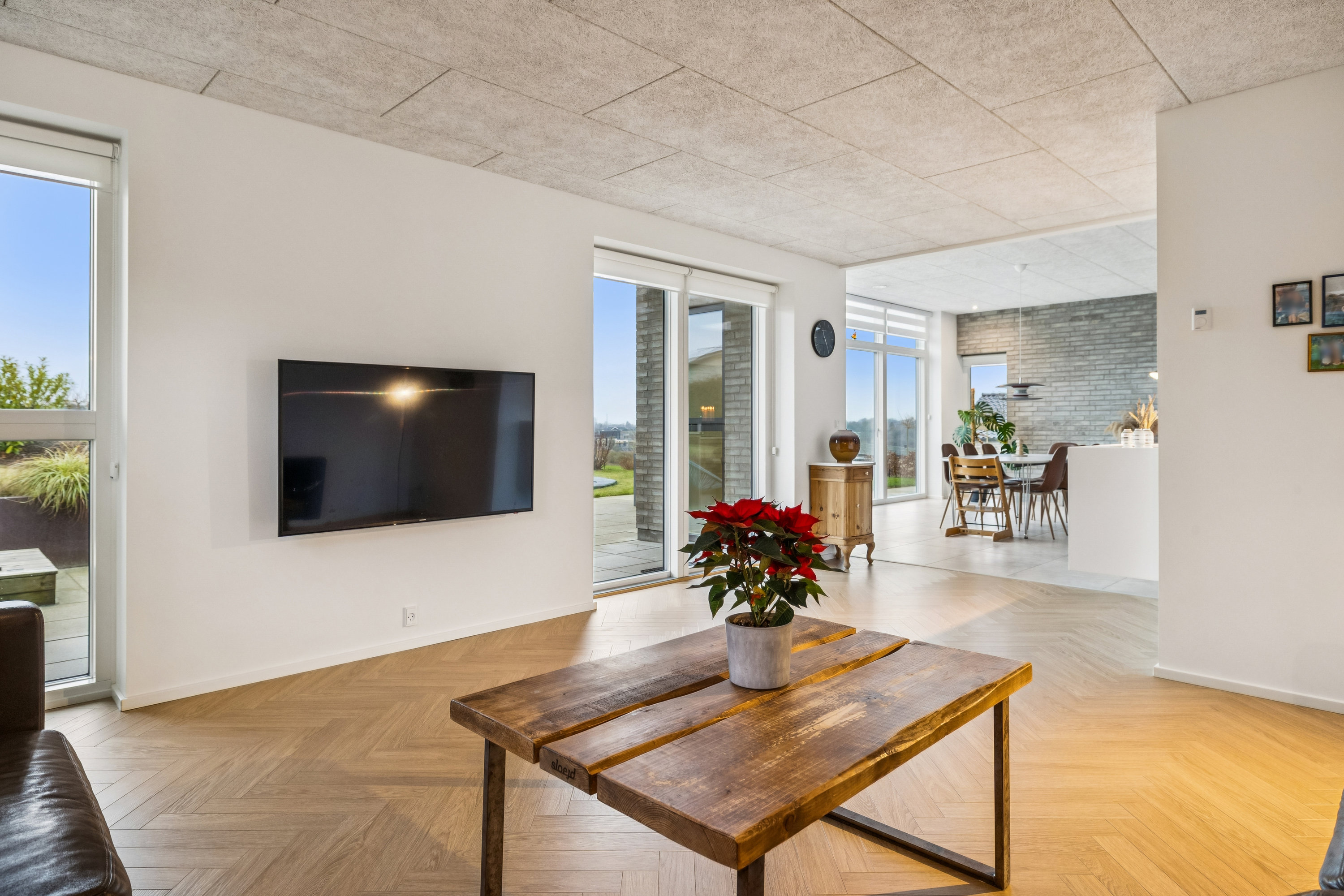 Fremhævet stue billede i fuldskærmstilstand. Billede af Thit Jensens Vej 16, 9500 Hobro