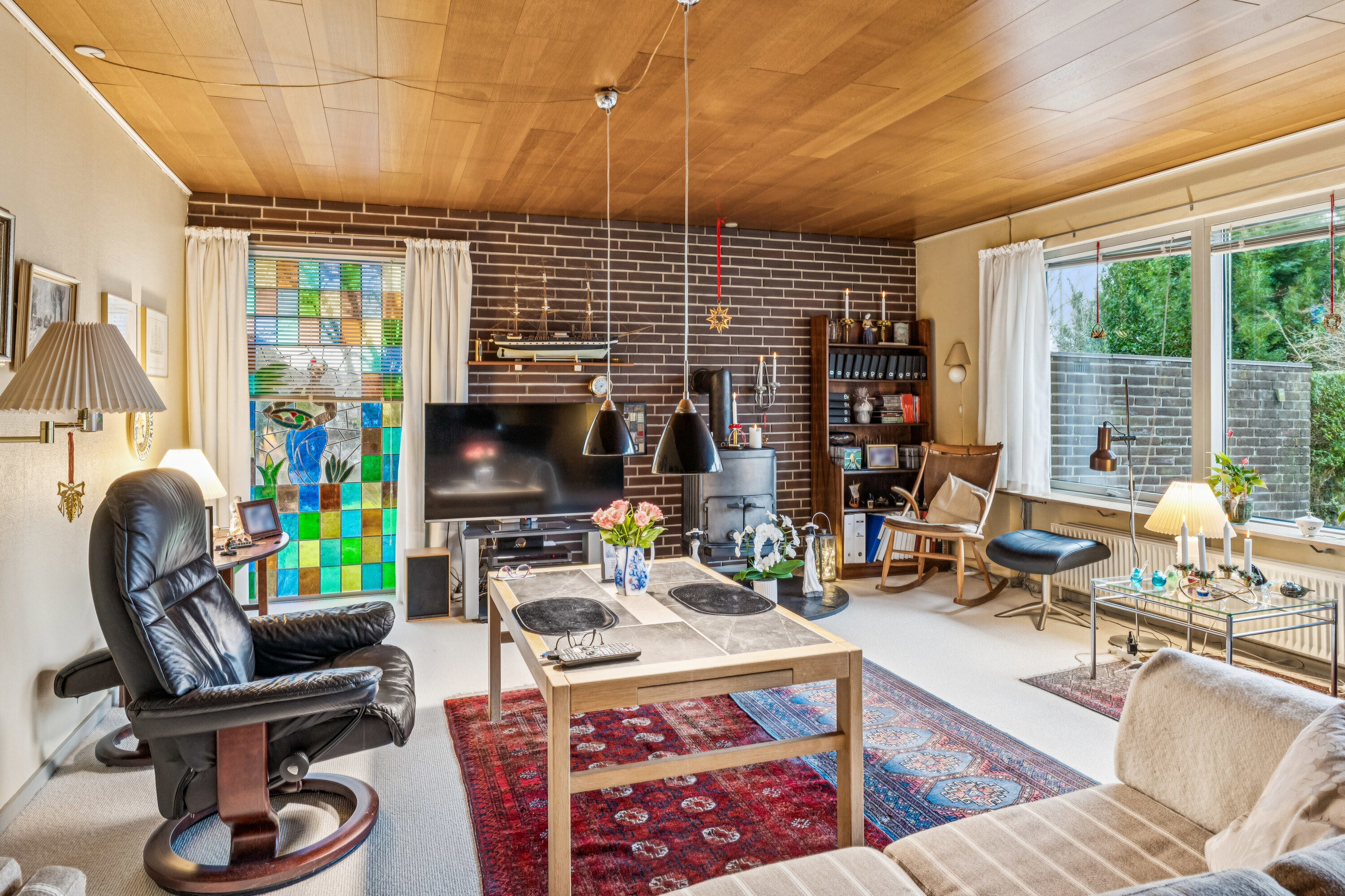 Fremhævet stue billede i fuldskærmstilstand. Billede af Æblevangen 56, 9000 Aalborg