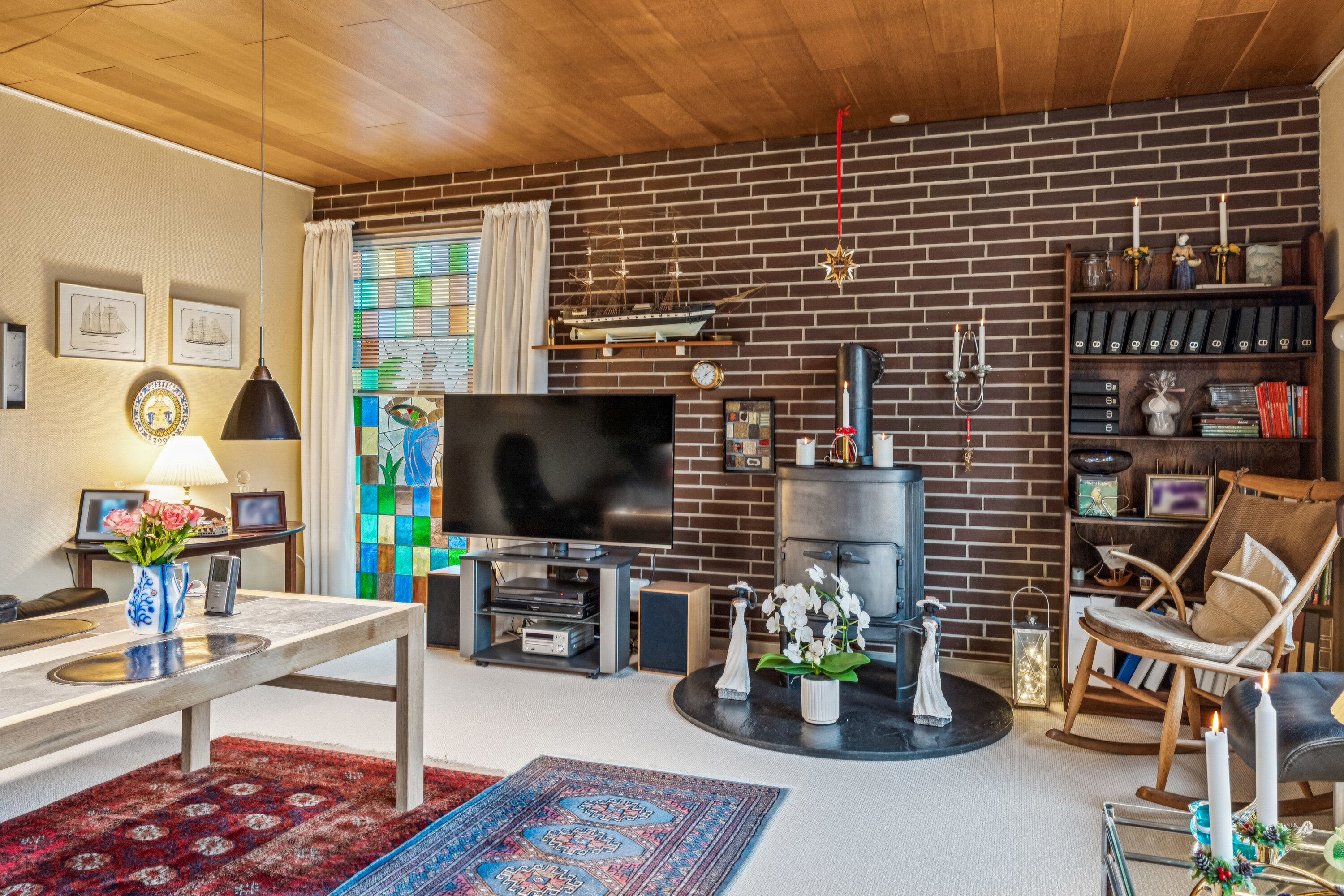 Fremhævet stue billede i fuldskærmstilstand. Billede af Æblevangen 56, 9000 Aalborg