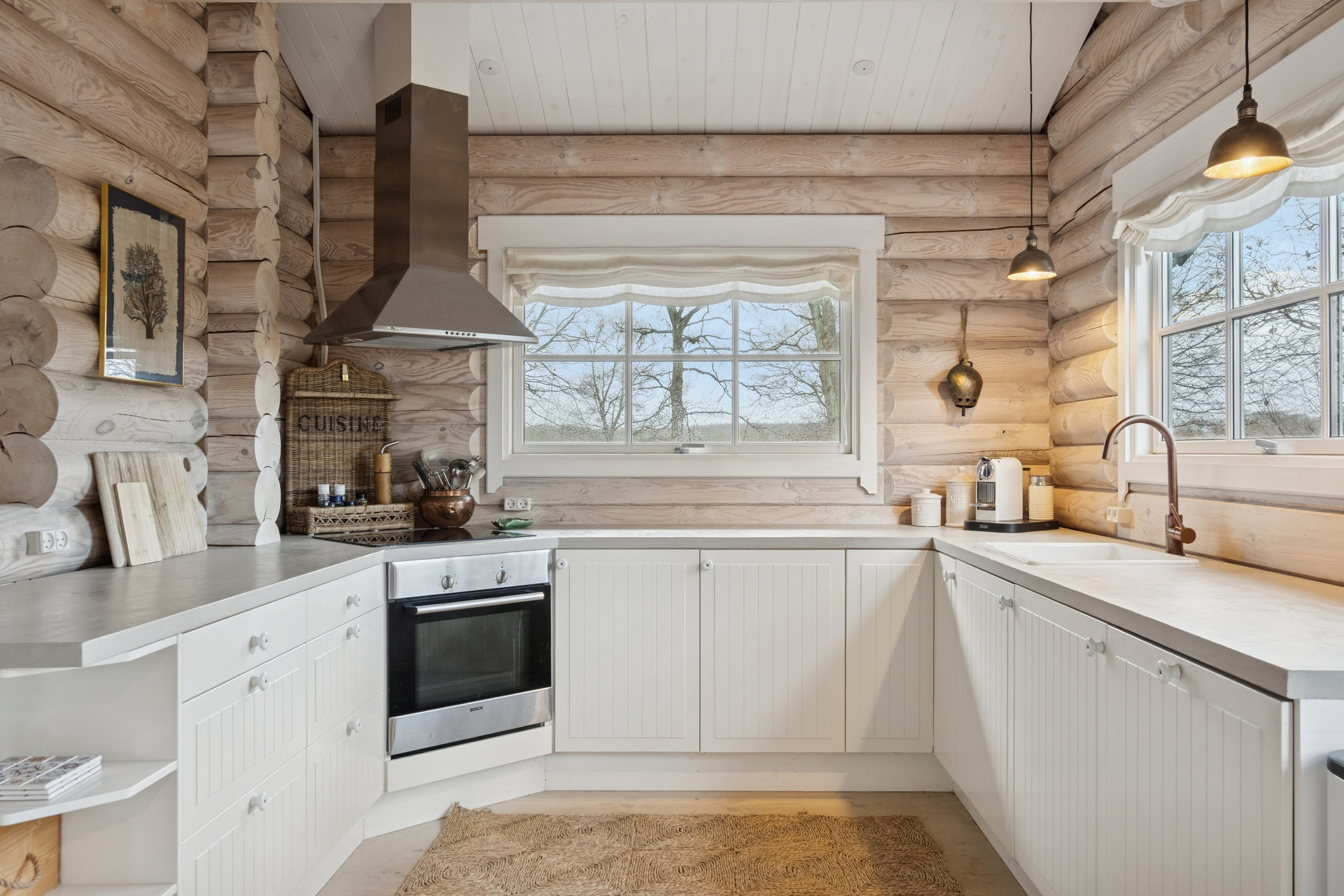 Fremhævet køkken billede i fuldskærmstilstand. Billede af Multebærvej 10, Horneby Fælled, 3100 Hornbæk