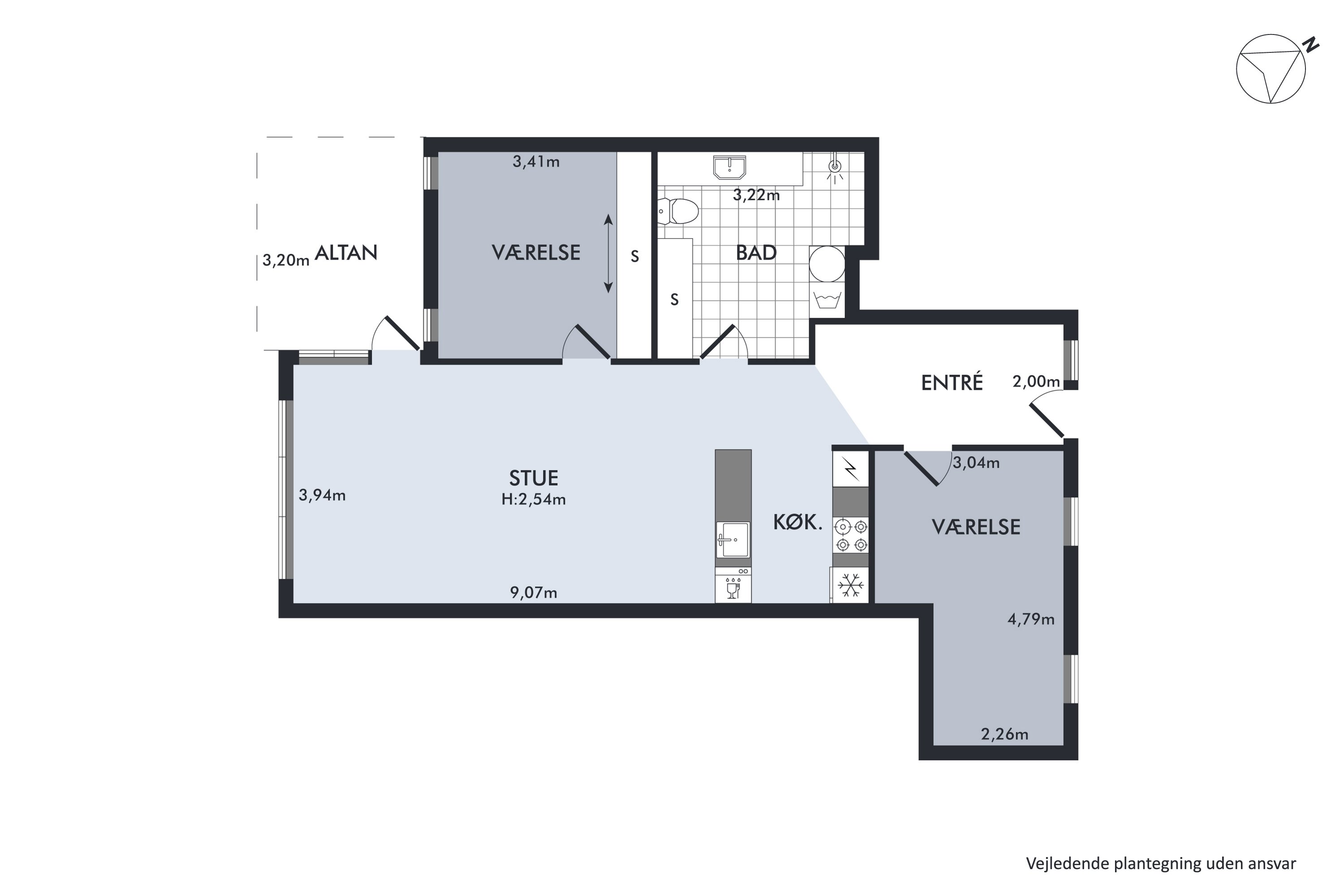 Plantegninger billede af Toldboden 1, 8. 3., 8800 Viborg