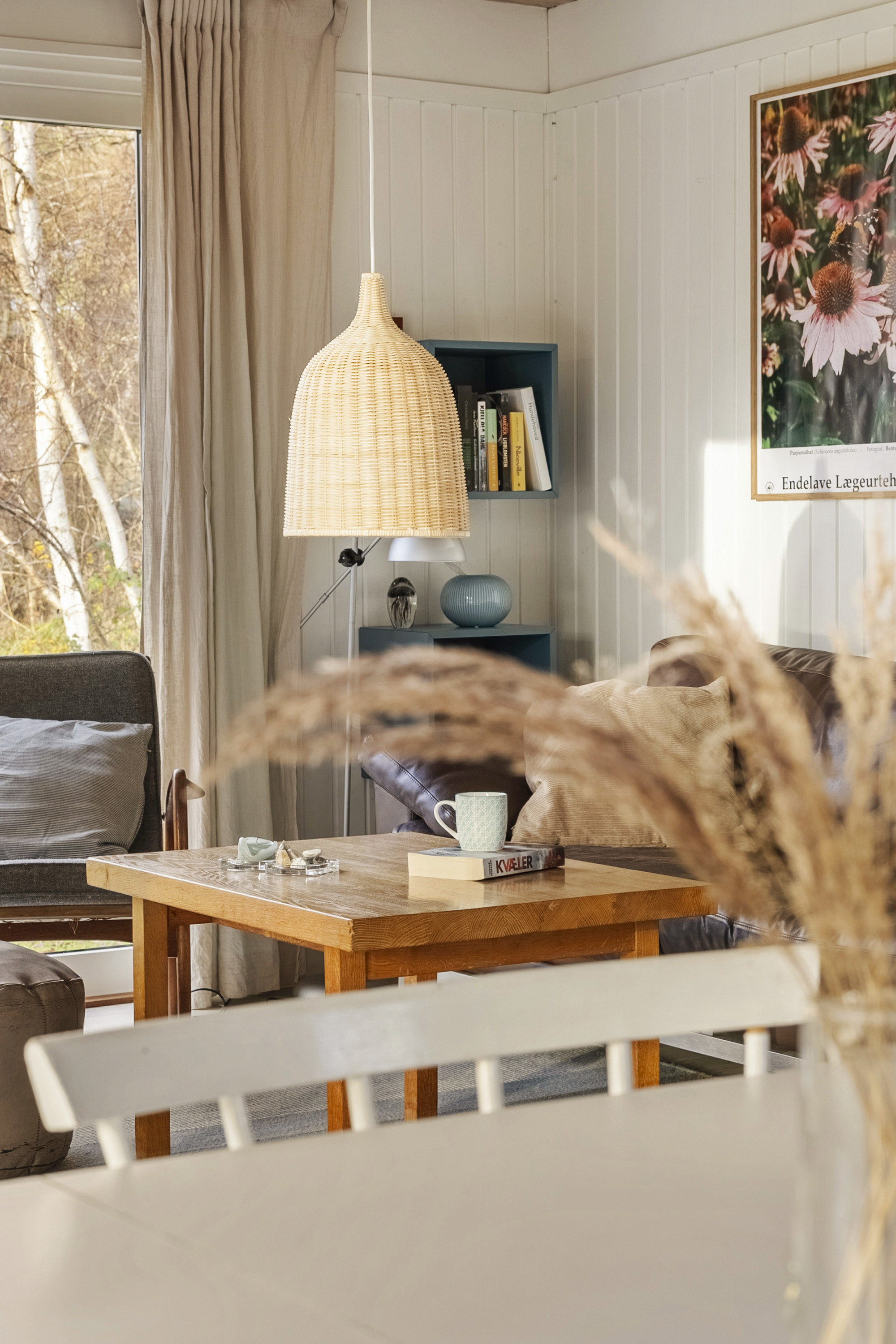 Fremhævet stue billede i fuldskærmstilstand. Billede af Hjertegræsvej 22, 8789 Endelave