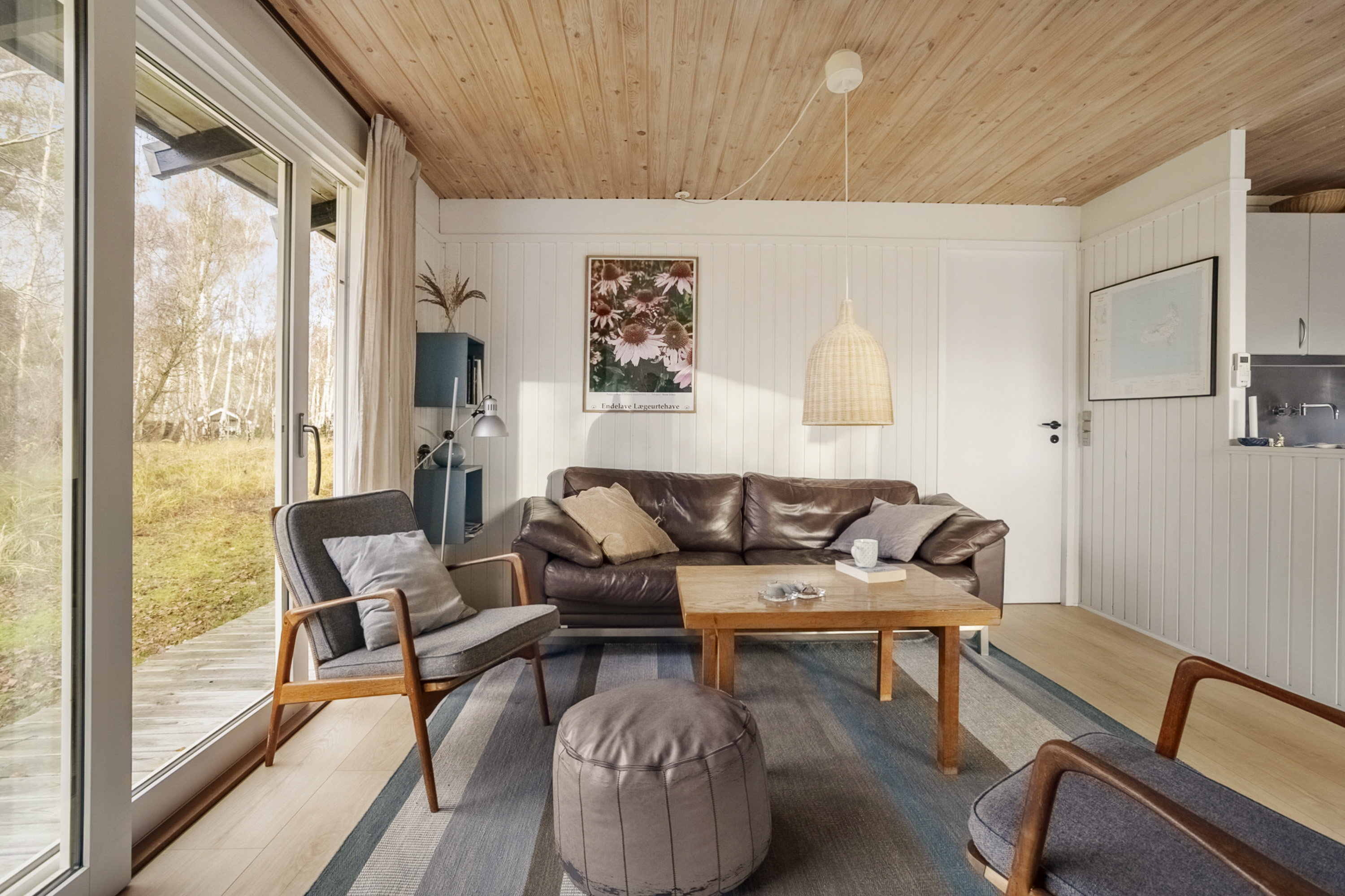 Fremhævet stue billede i fuldskærmstilstand. Billede af Hjertegræsvej 22, 8789 Endelave