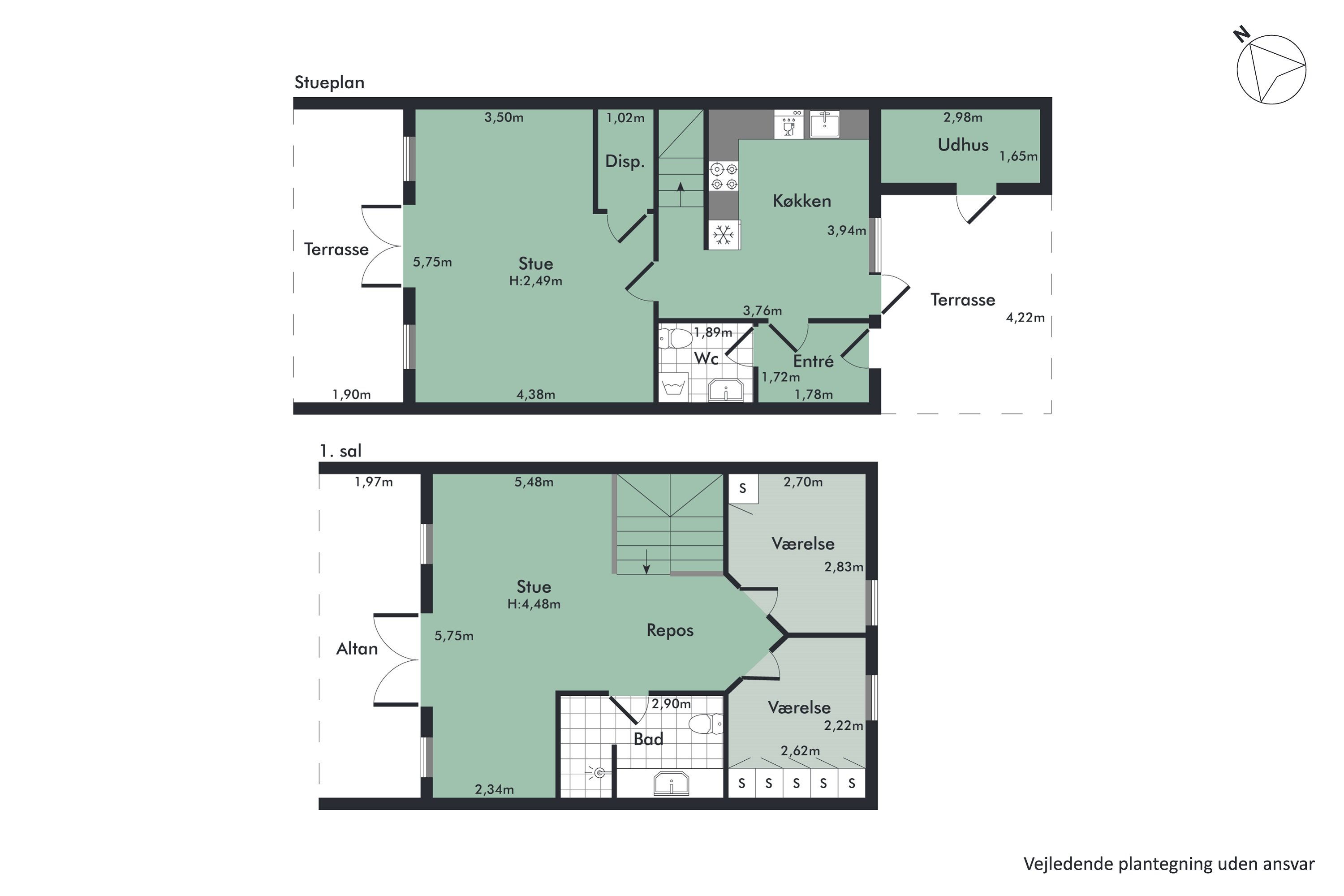Plantegninger billede af Vestpieren 10, 9370 Hals