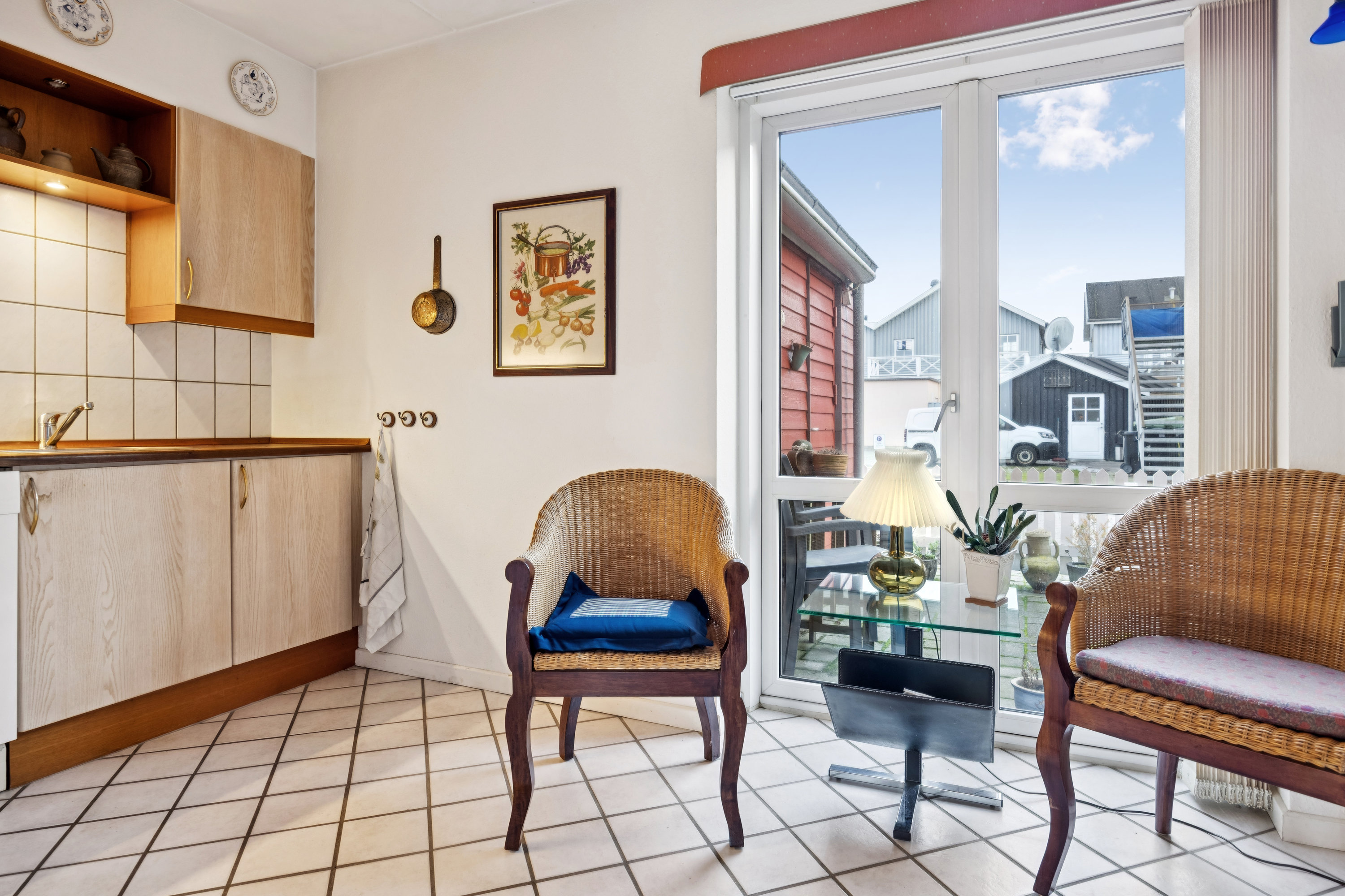 Fremhævet stue billede i fuldskærmstilstand. Billede af Vestpieren 10, 9370 Hals