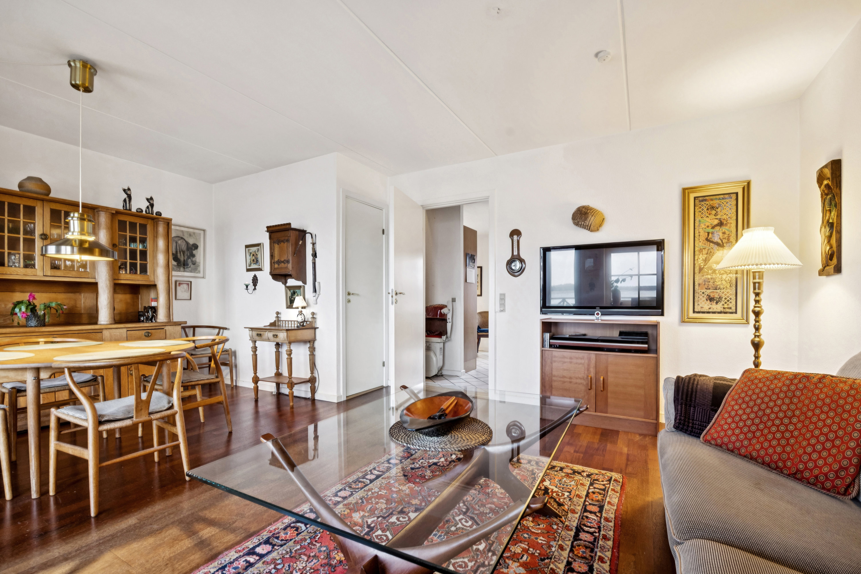 Fremhævet stue billede i fuldskærmstilstand. Billede af Vestpieren 10, 9370 Hals