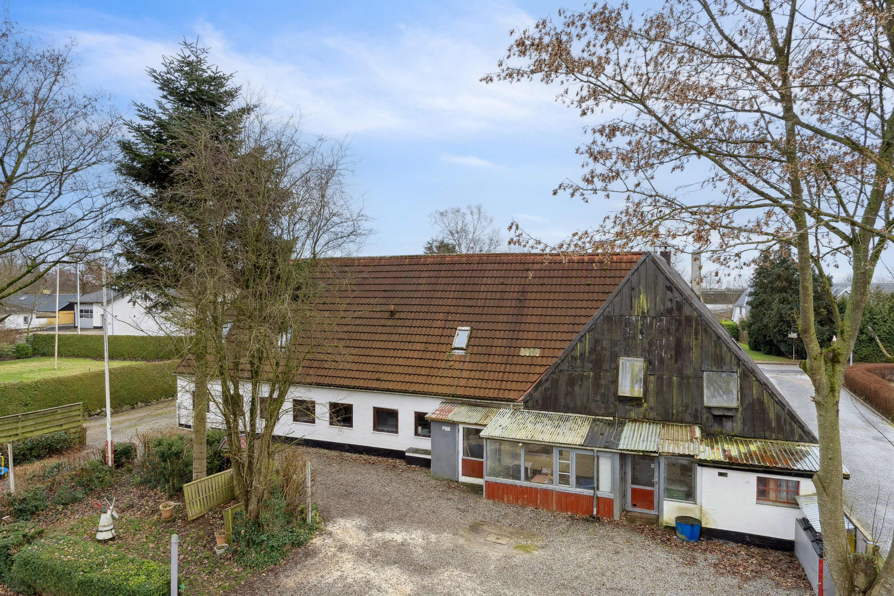 Fremhævet luftfoto billede i fuldskærmstilstand. Billede af Vestergade 16, Frøslev, 6330 Padborg