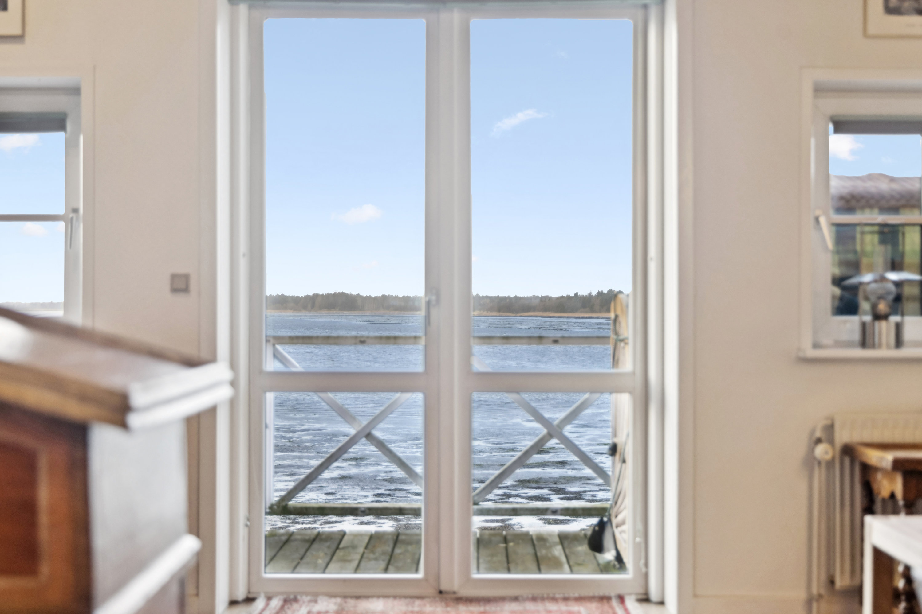 Fremhævet stue billede i fuldskærmstilstand. Billede af Vestpieren 10, 9370 Hals