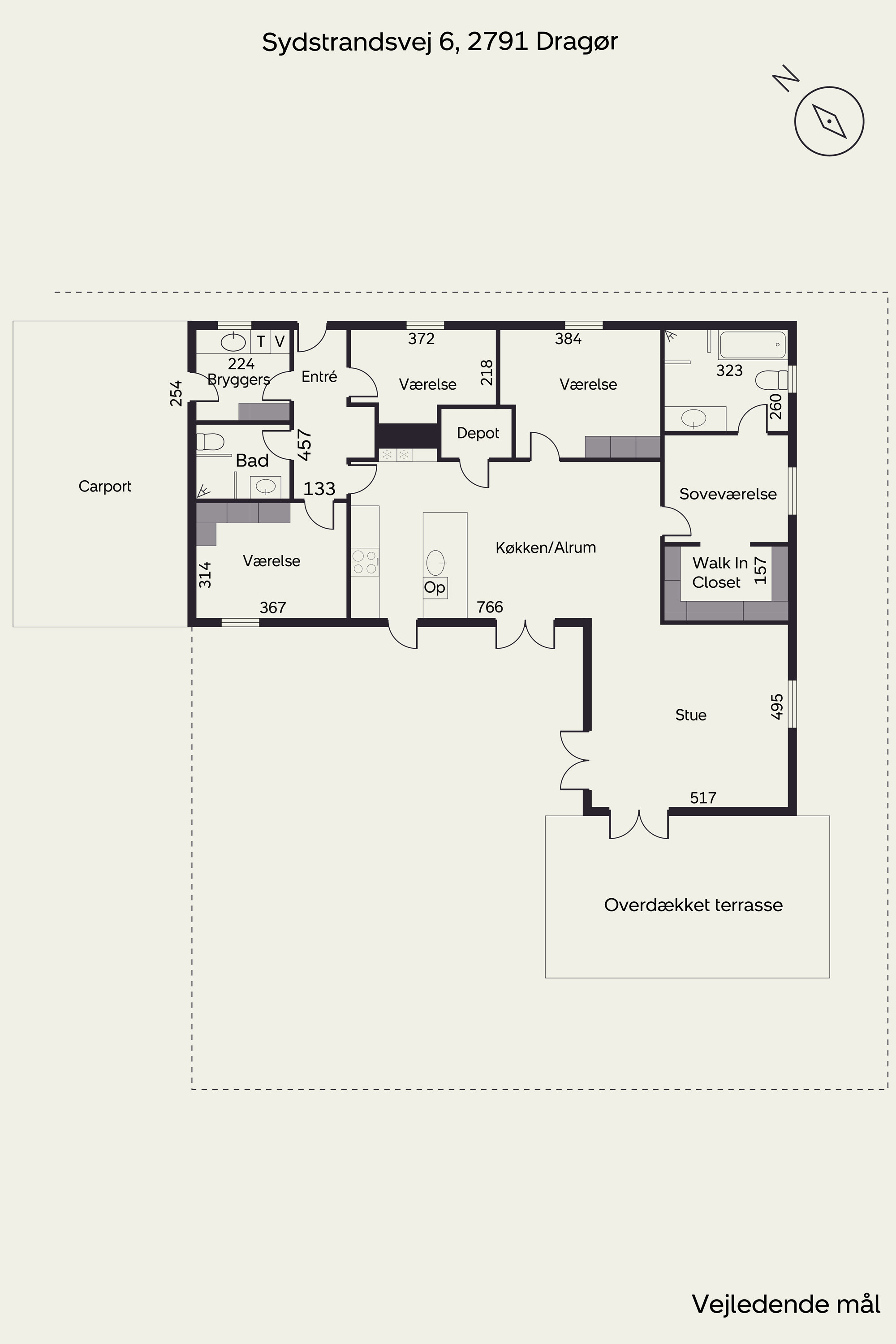 Plantegninger billede af Sydstrandsvej 6, 2791 Dragør