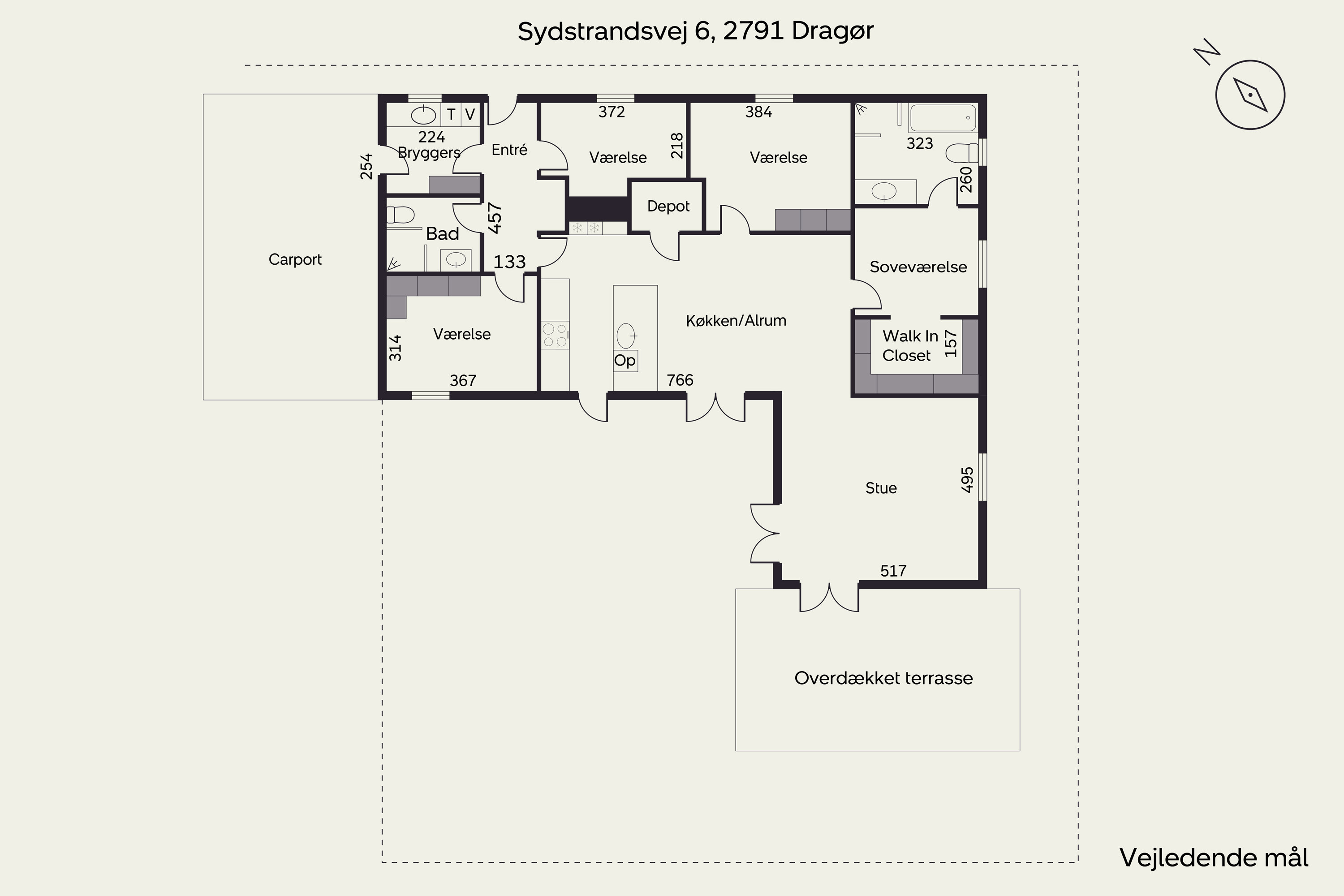 Plantegninger billede af Sydstrandsvej 6, 2791 Dragør