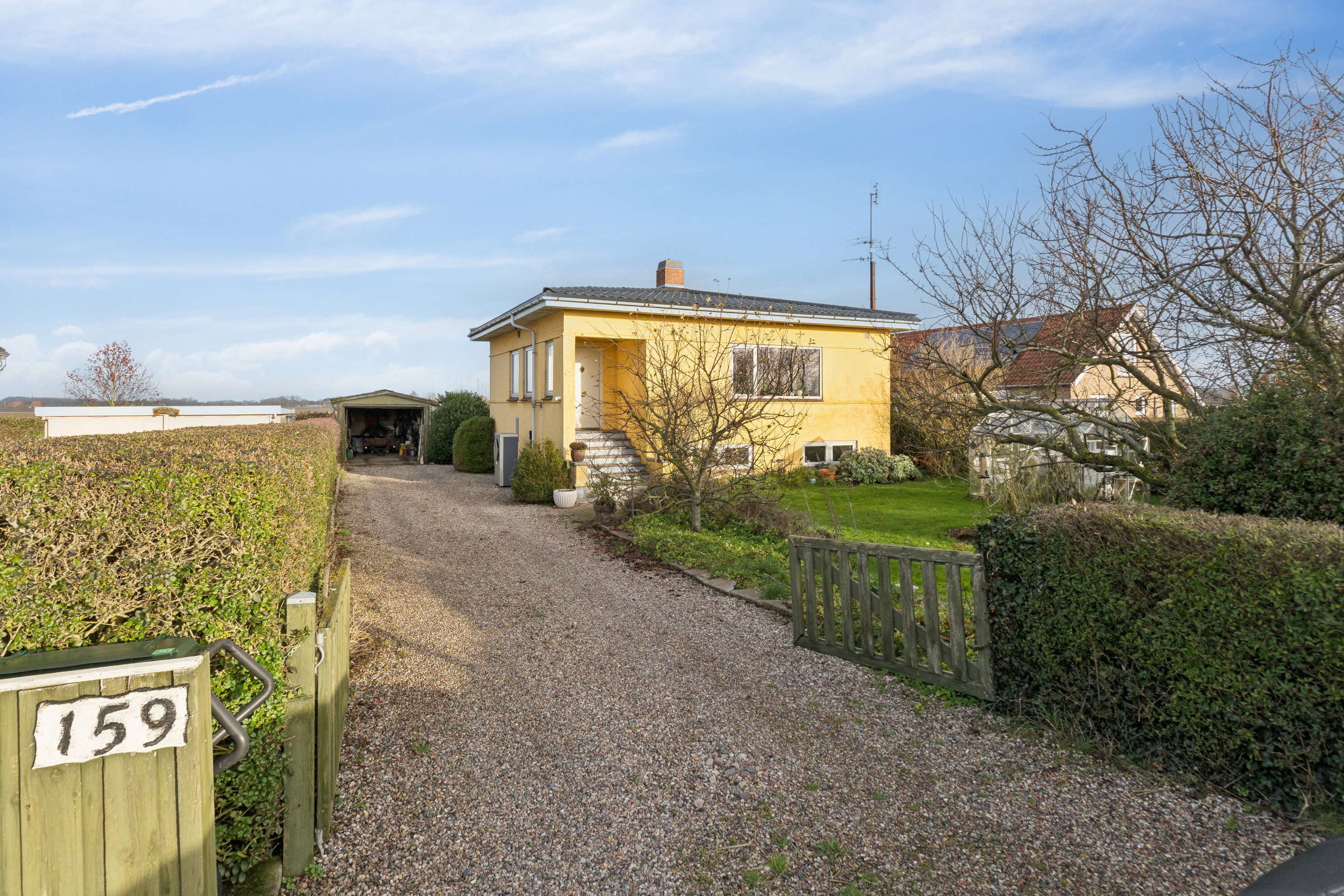 Miniaturebillede 1: udsigt. Billede af Spodsbjergvej 159, Gammel Skrøbelev, 5900 Rudkøbing