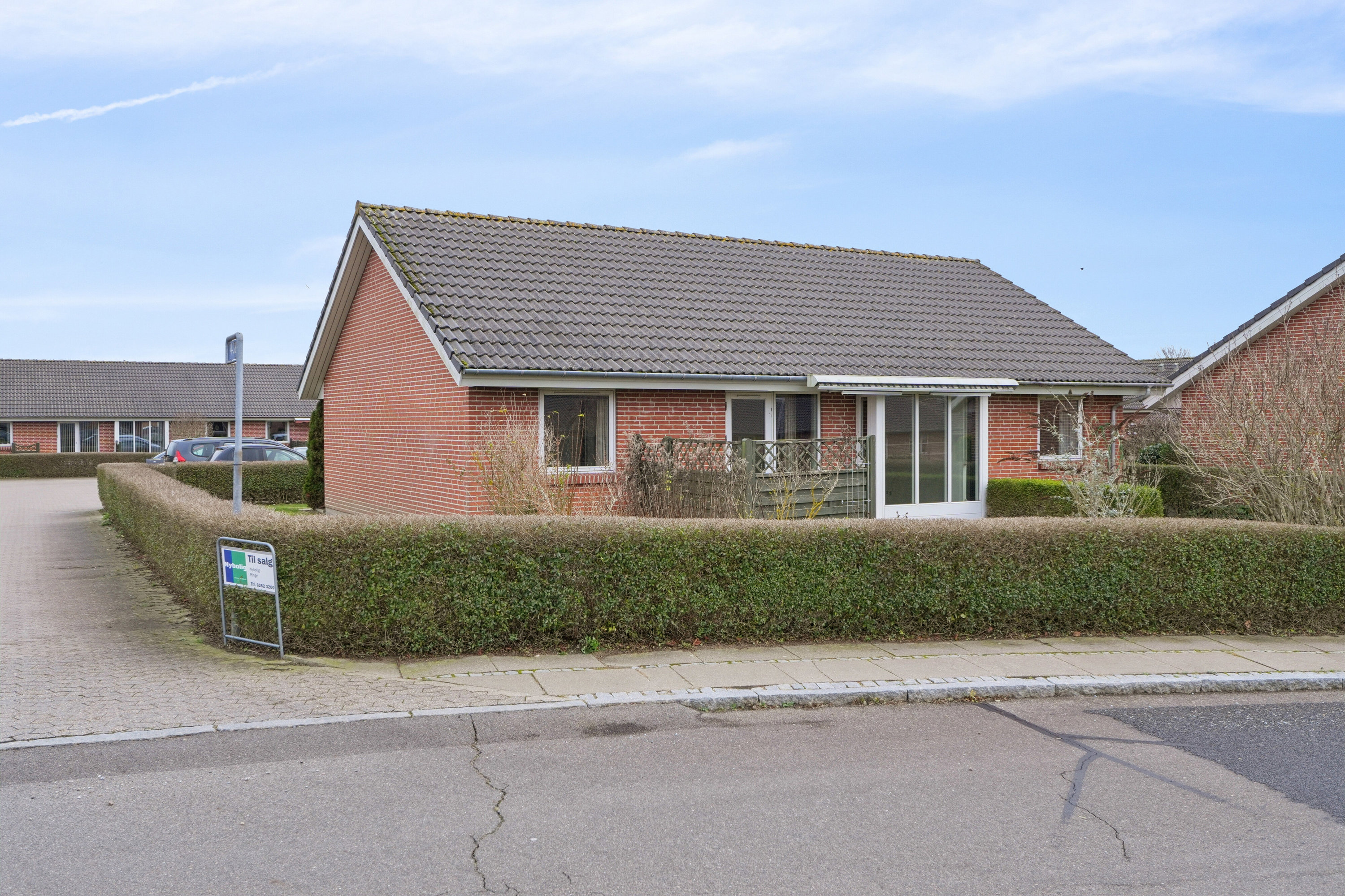 Fremhævet set fra haven billede i fuldskærmstilstand. Billede af Lundsager 38, 5750 Ringe