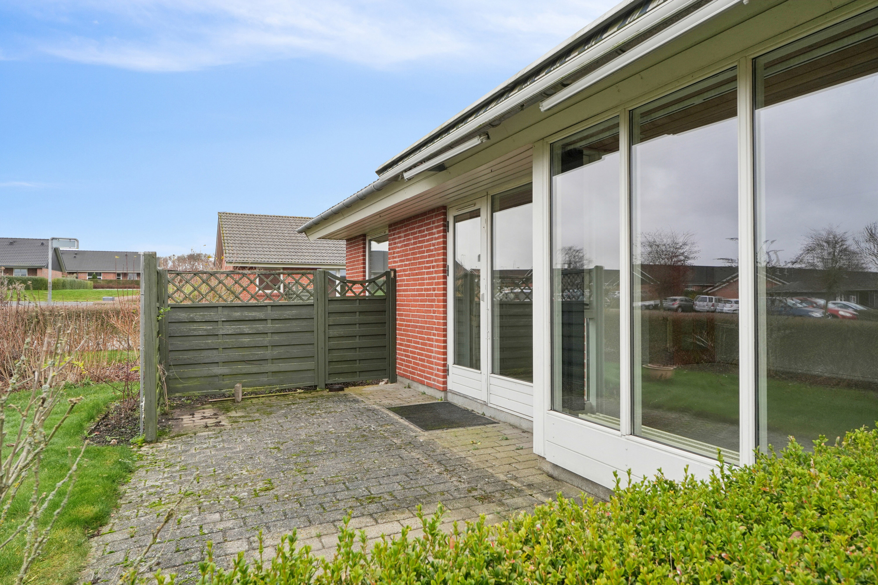 Fremhævet set fra haven billede i fuldskærmstilstand. Billede af Lundsager 38, 5750 Ringe