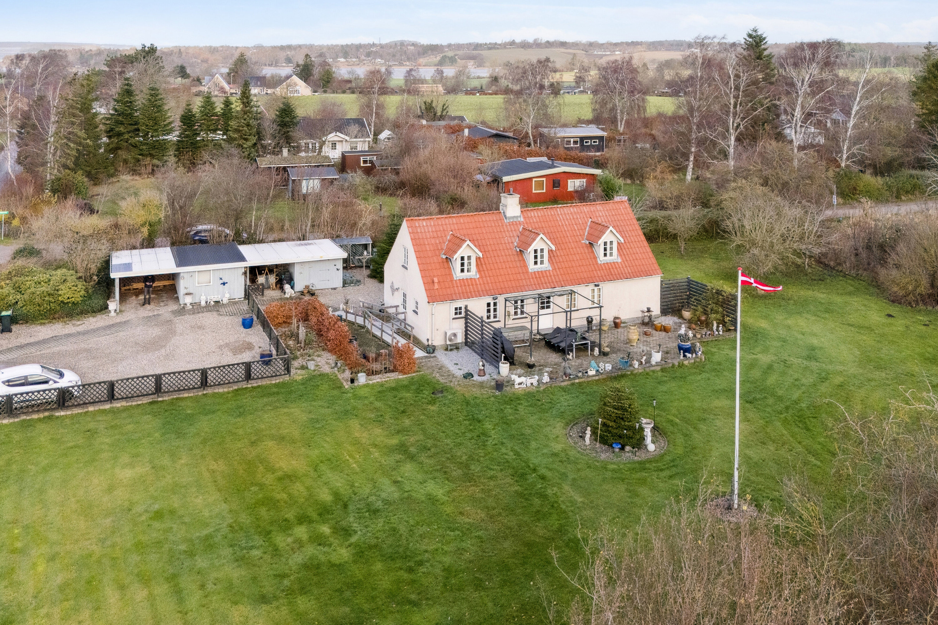 Fremhævet udsigt fra toppen billede i fuldskærmstilstand. Billede af Nordmarksvej 22, Kyndeløse, 4070 Kirke Hyllinge