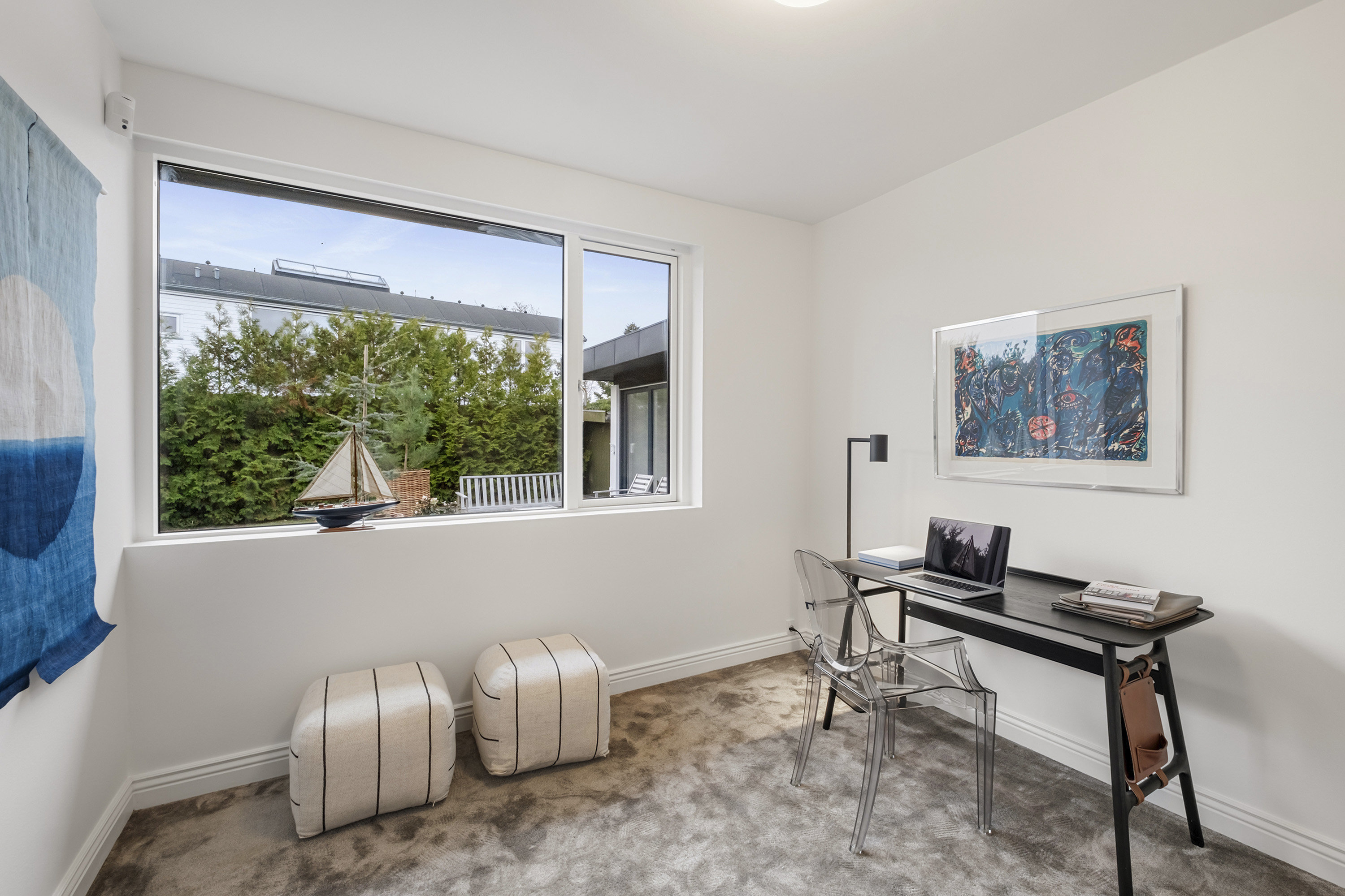 Fremhævet kontor billede i fuldskærmstilstand. Billede af Rosavej 28, 2930 Klampenborg