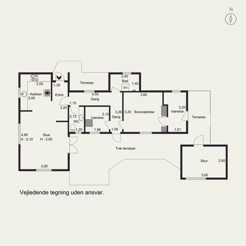 Plantegninger billede af Soldugvej 25, 8789 Endelave