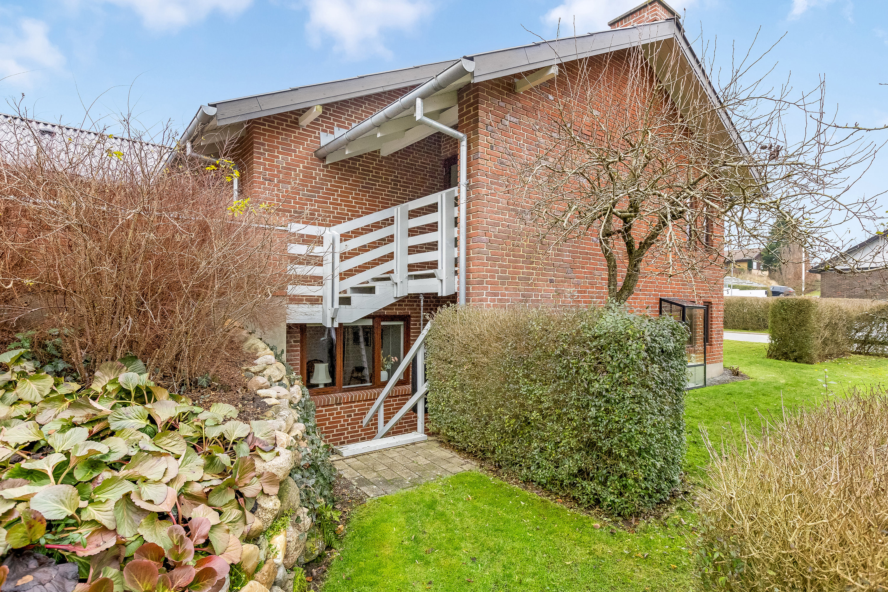 Fremhævet facade billede i fuldskærmstilstand. Billede af Rosenalle 56, 6920 Videbæk