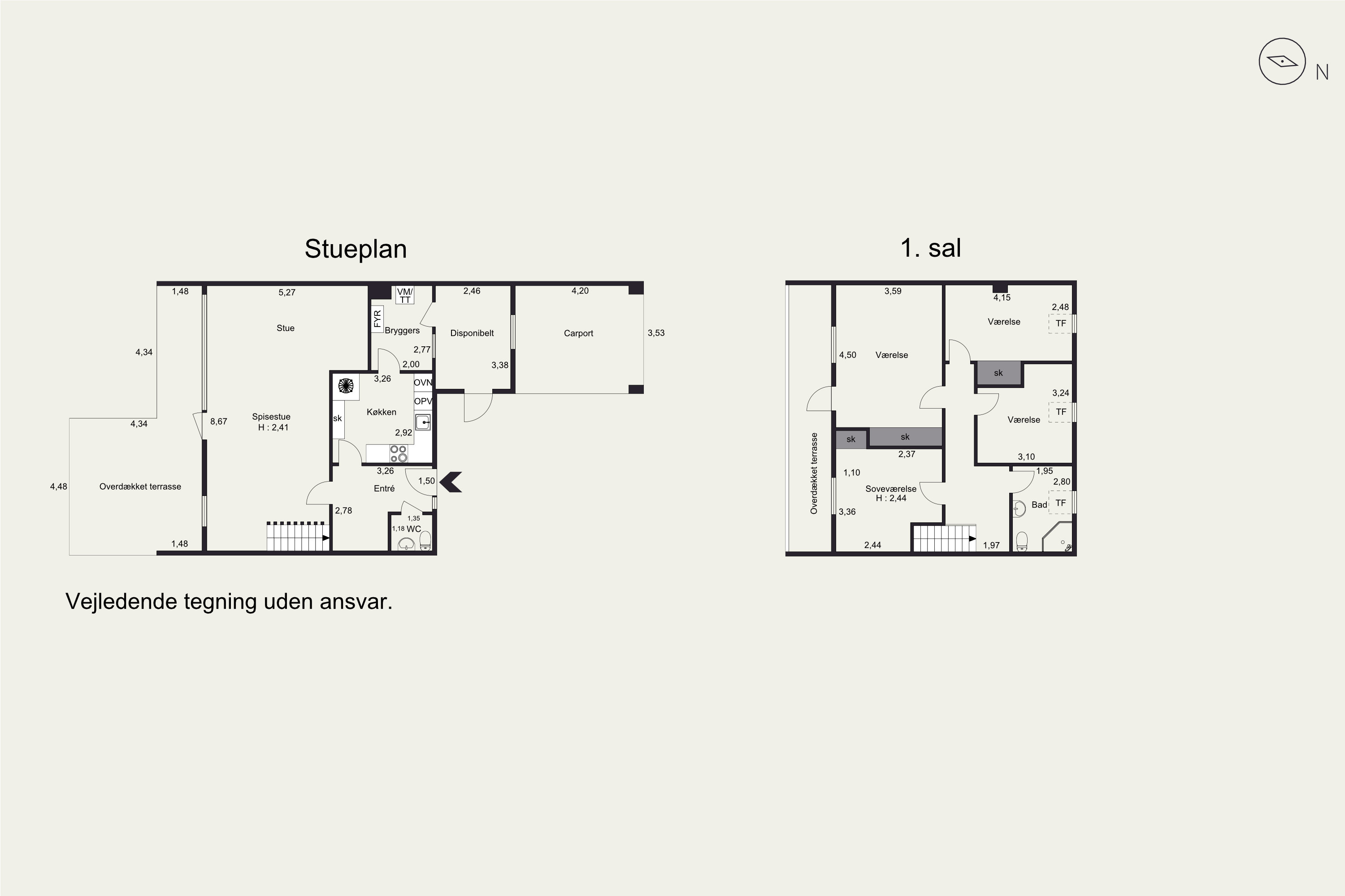 Plantegninger billede af Symfonialle 54C, 8700 Horsens