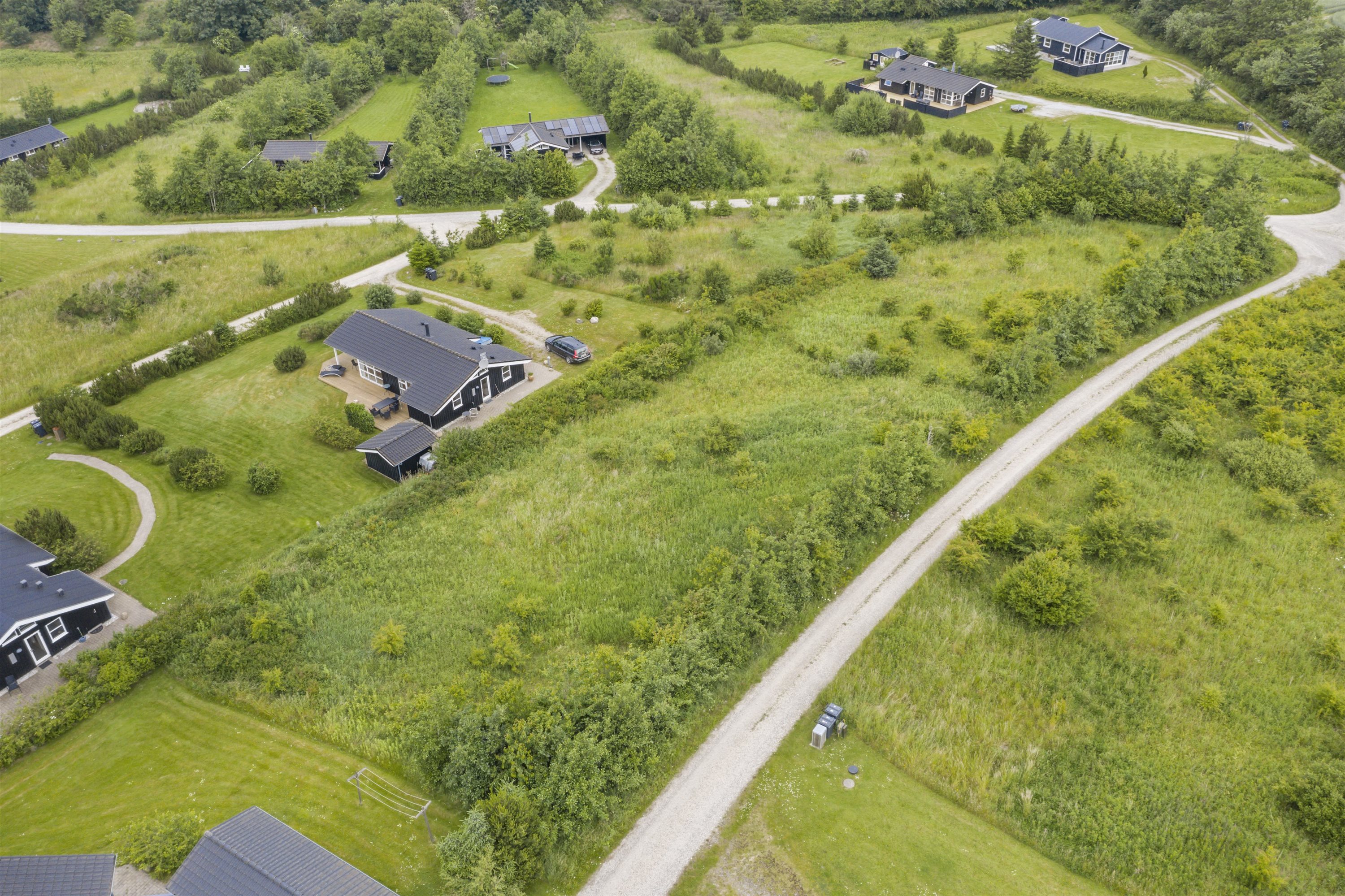 Fremhævet luftfoto billede i fuldskærmstilstand. Billede af Aspevej 74, Brøndum, 9690 Fjerritslev