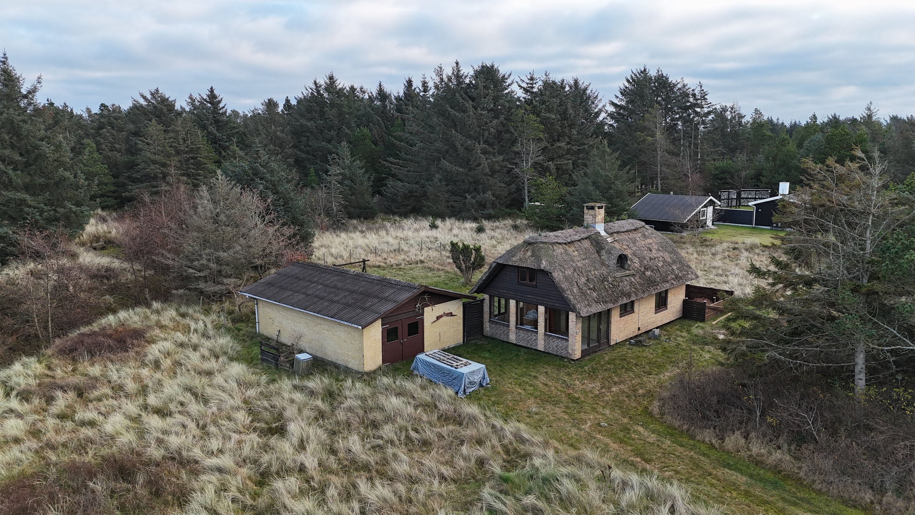 Fremhævet  billede i fuldskærmstilstand. Billede af Lyngsletten 10, Faarup Klit, 9493 Saltum