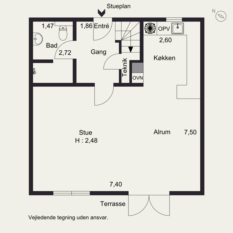 Plantegninger billede af Nedergårdsvej 52M, Skejby, 8200 Aarhus N