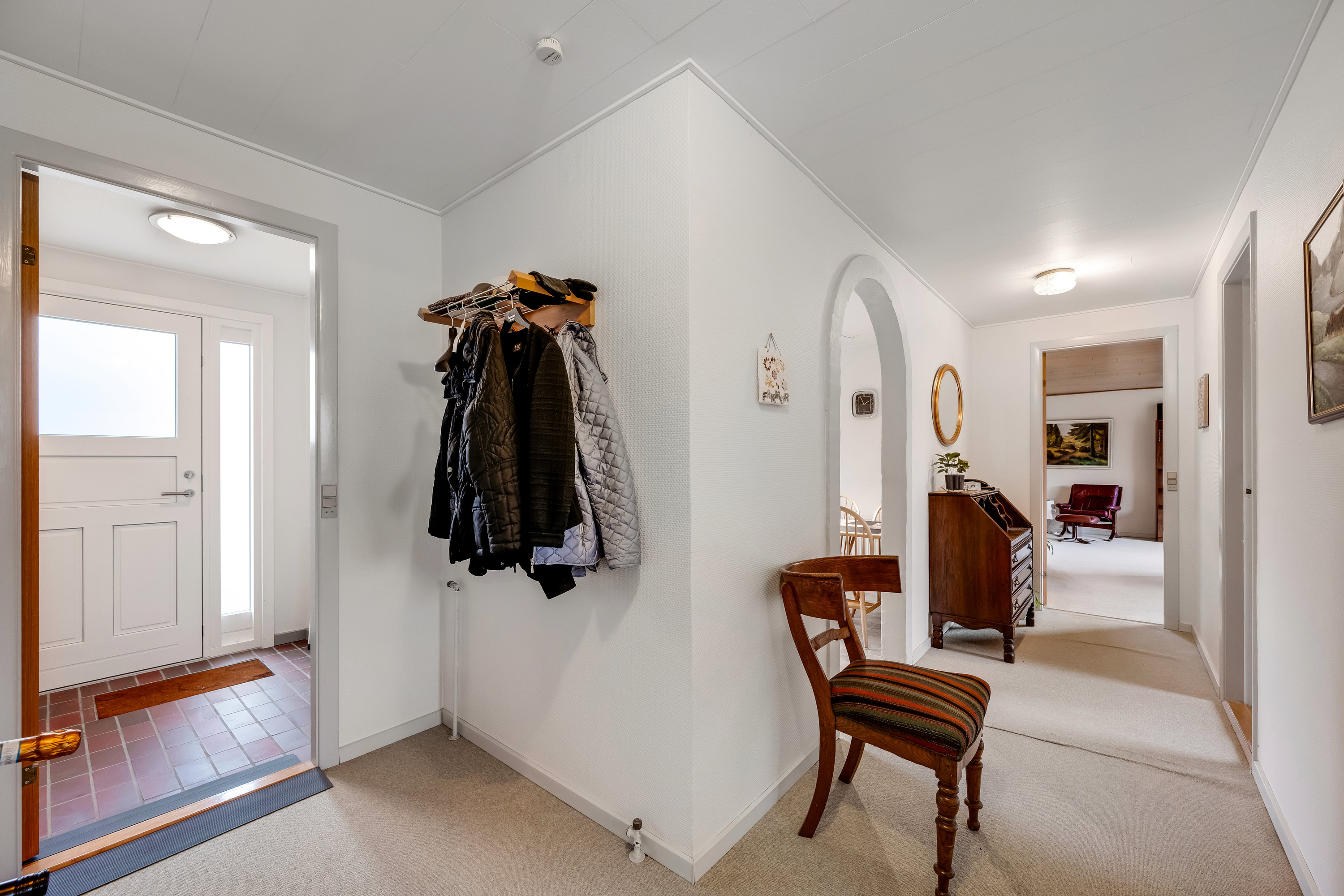 Fremhævet gang billede i fuldskærmstilstand. Billede af Åbrinken 28, 6900 Skjern