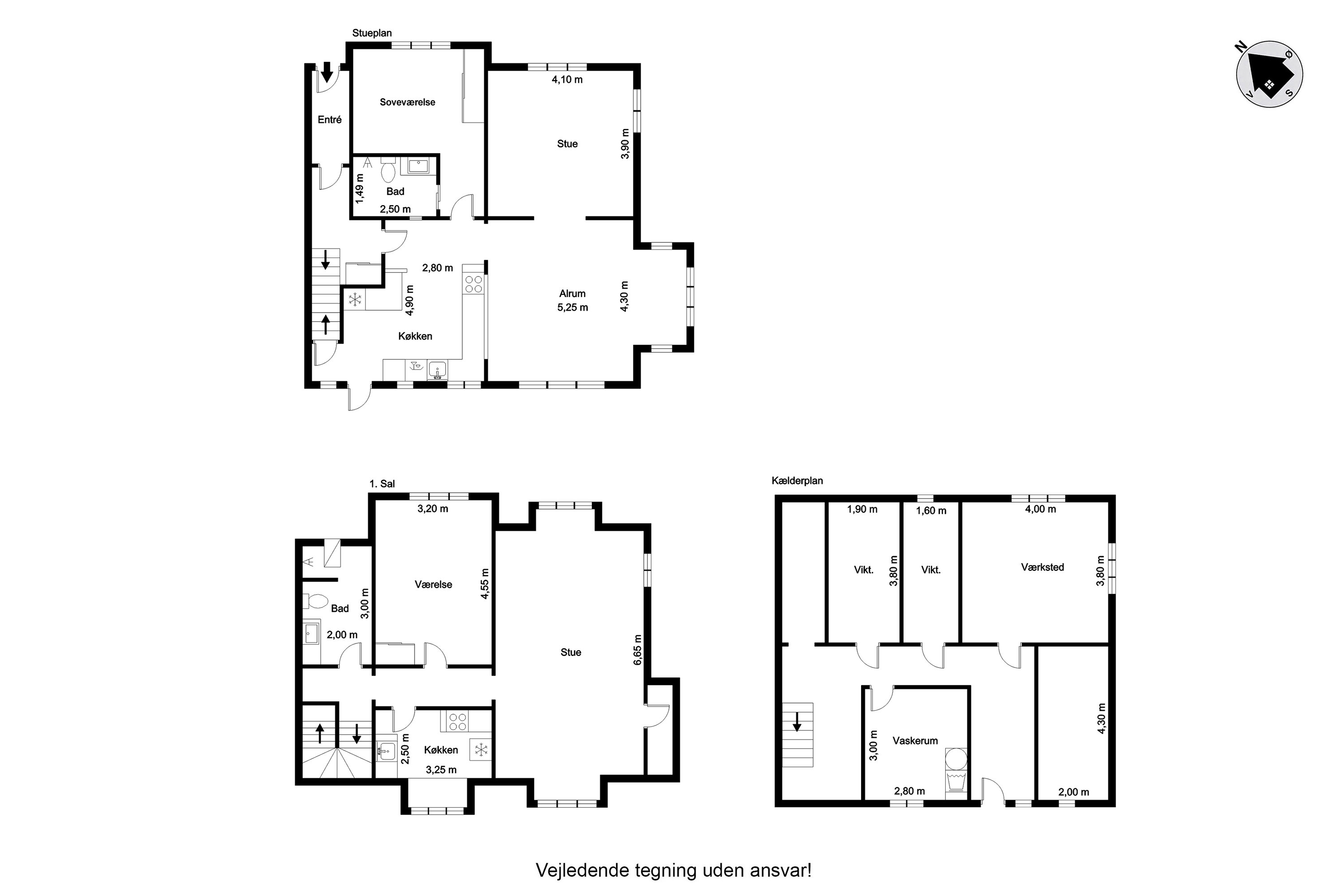 Plantegninger billede af Kongevejen 14, 6950 Ringkøbing