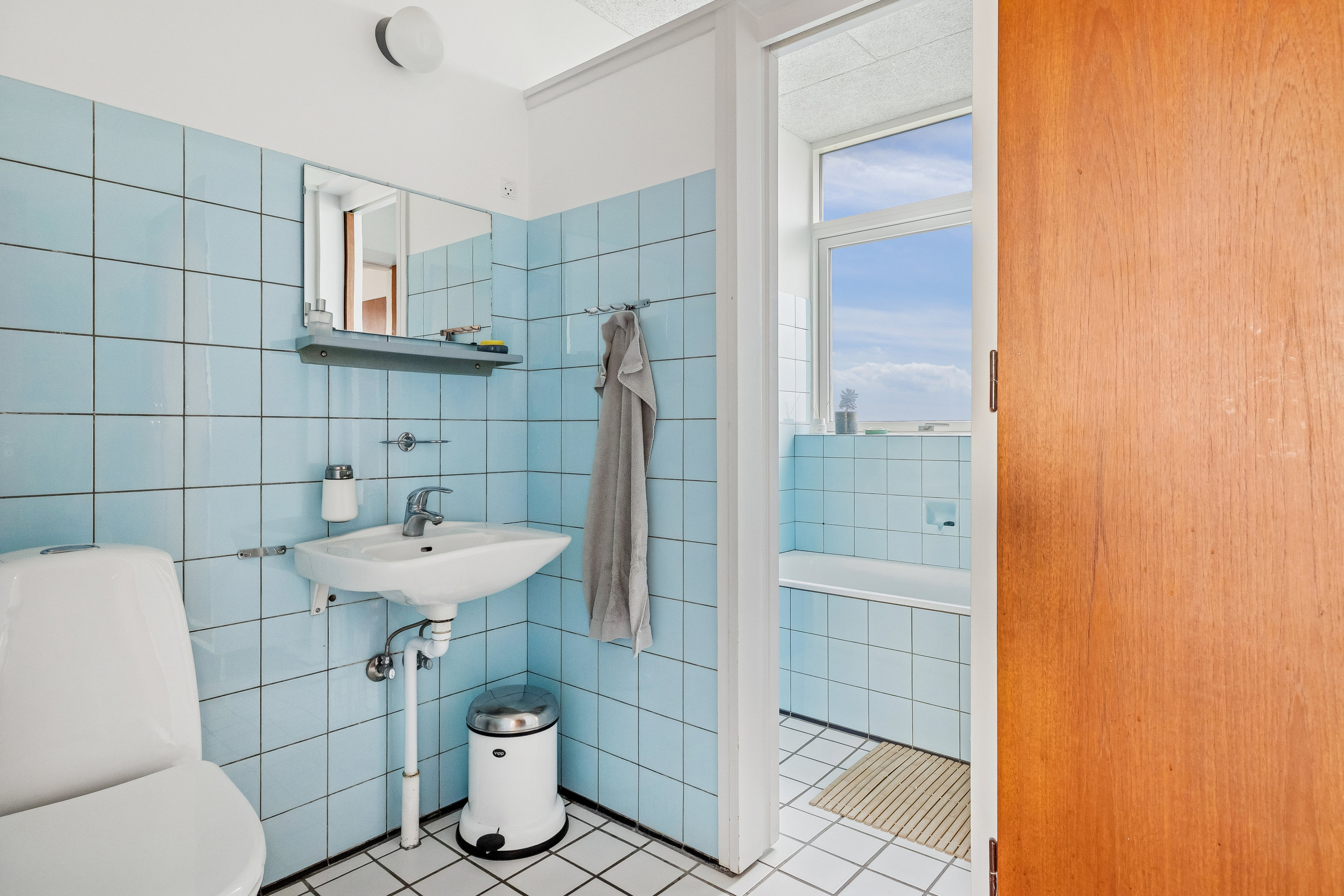 Fremhævet badeværelse billede i fuldskærmstilstand. Billede af Højdedraget 7, 8660 Skanderborg