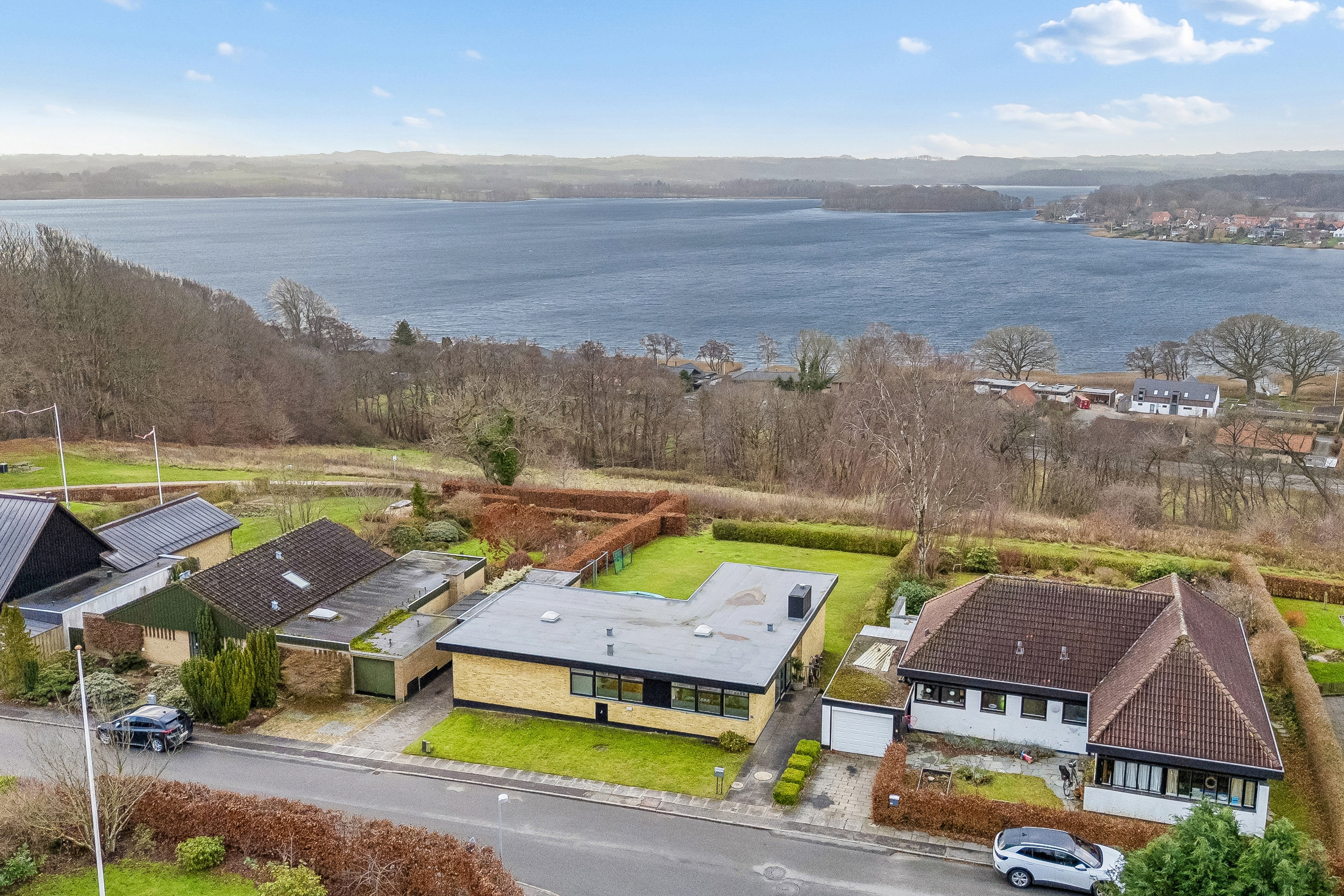 Fremhævet luftfoto billede i fuldskærmstilstand. Billede af Højdedraget 7, 8660 Skanderborg