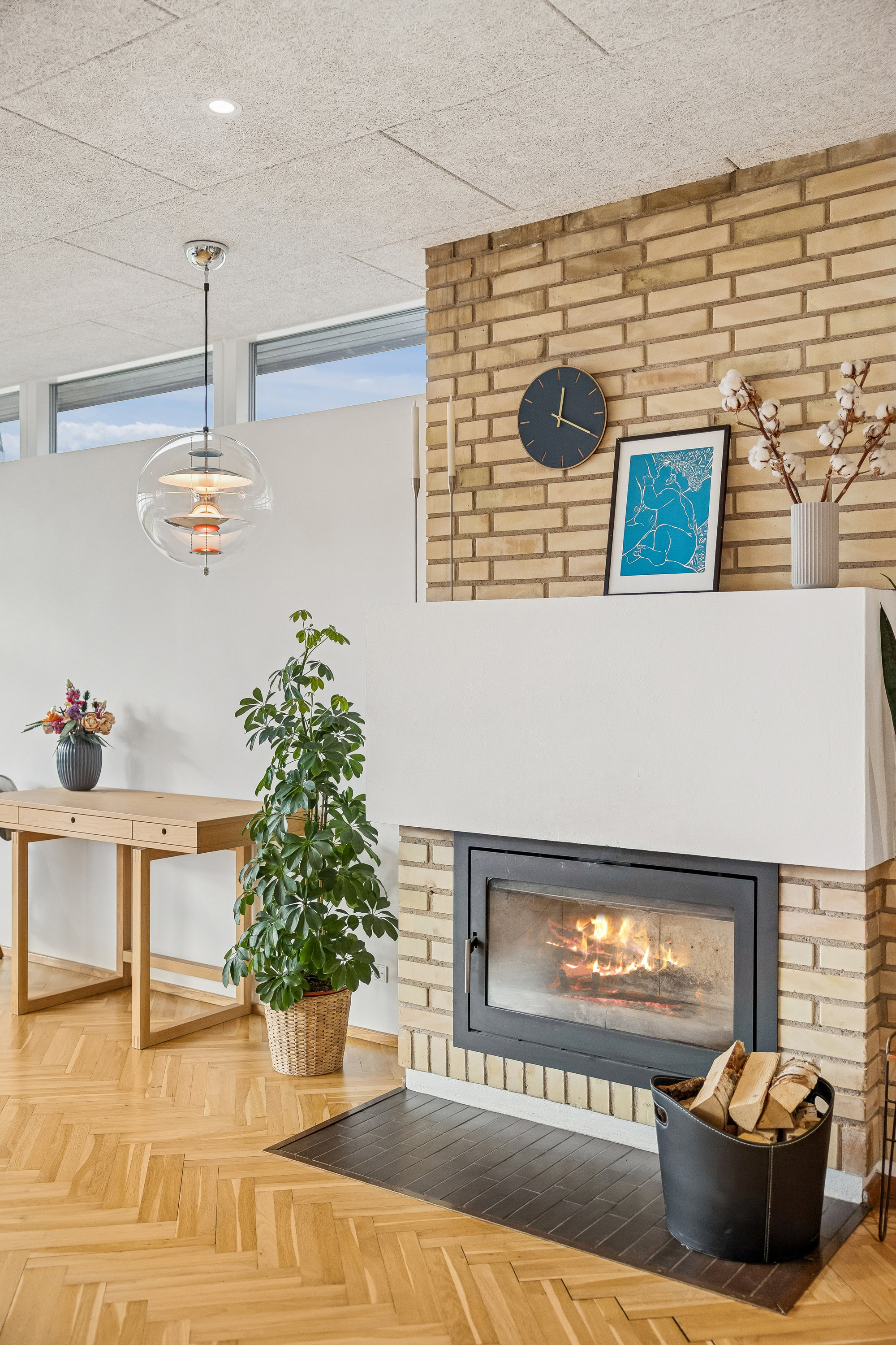 Fremhævet stue billede i fuldskærmstilstand. Billede af Højdedraget 7, 8660 Skanderborg